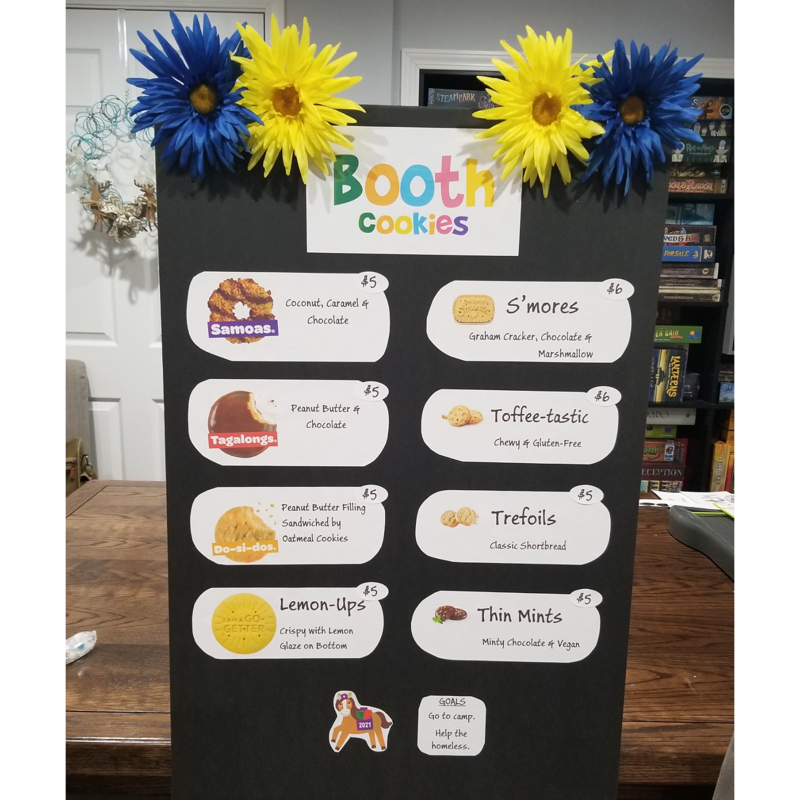 Make #5 - Girl Scouts Cookie Booth Sign