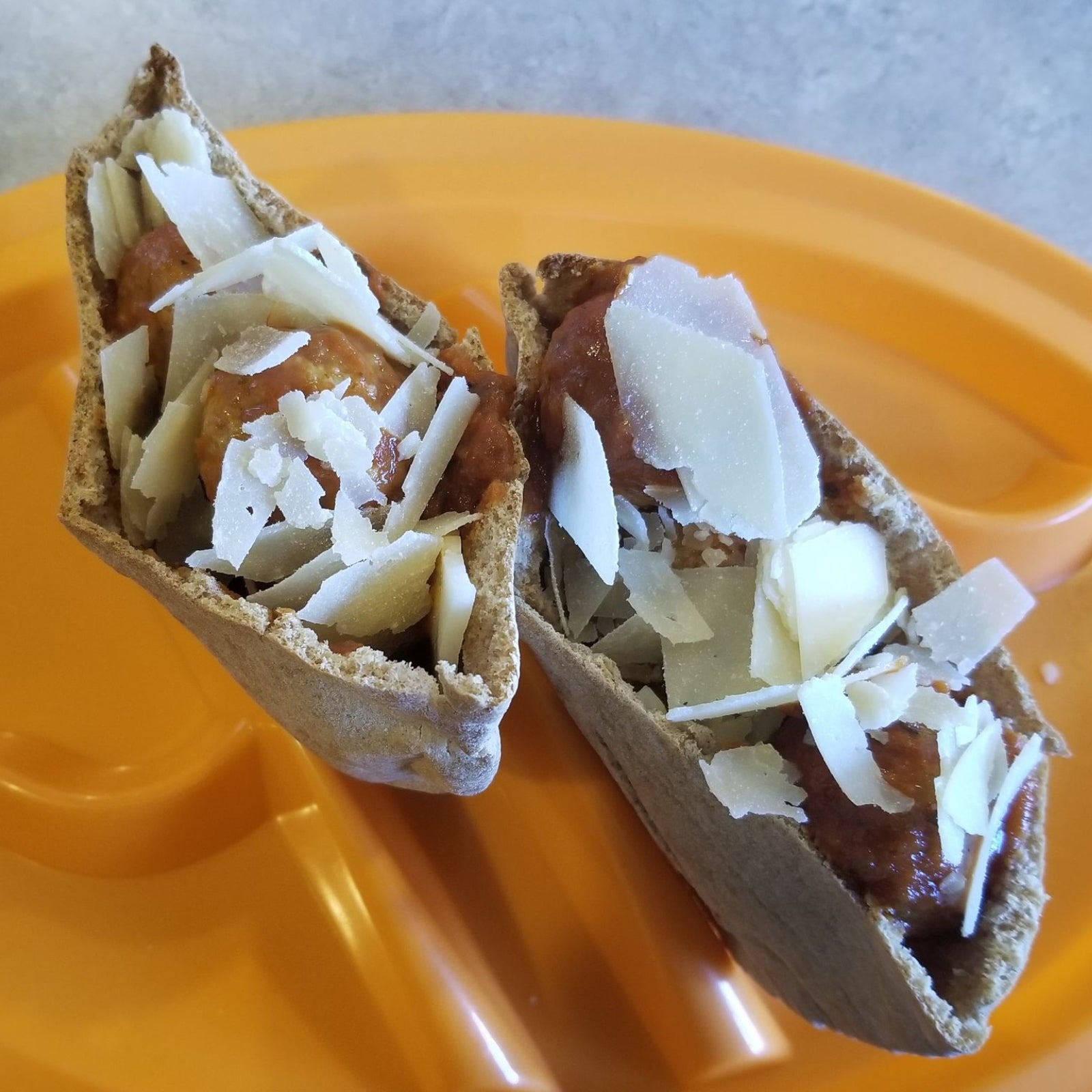 Make #1 – Meatball Stuffed Pita Pockets