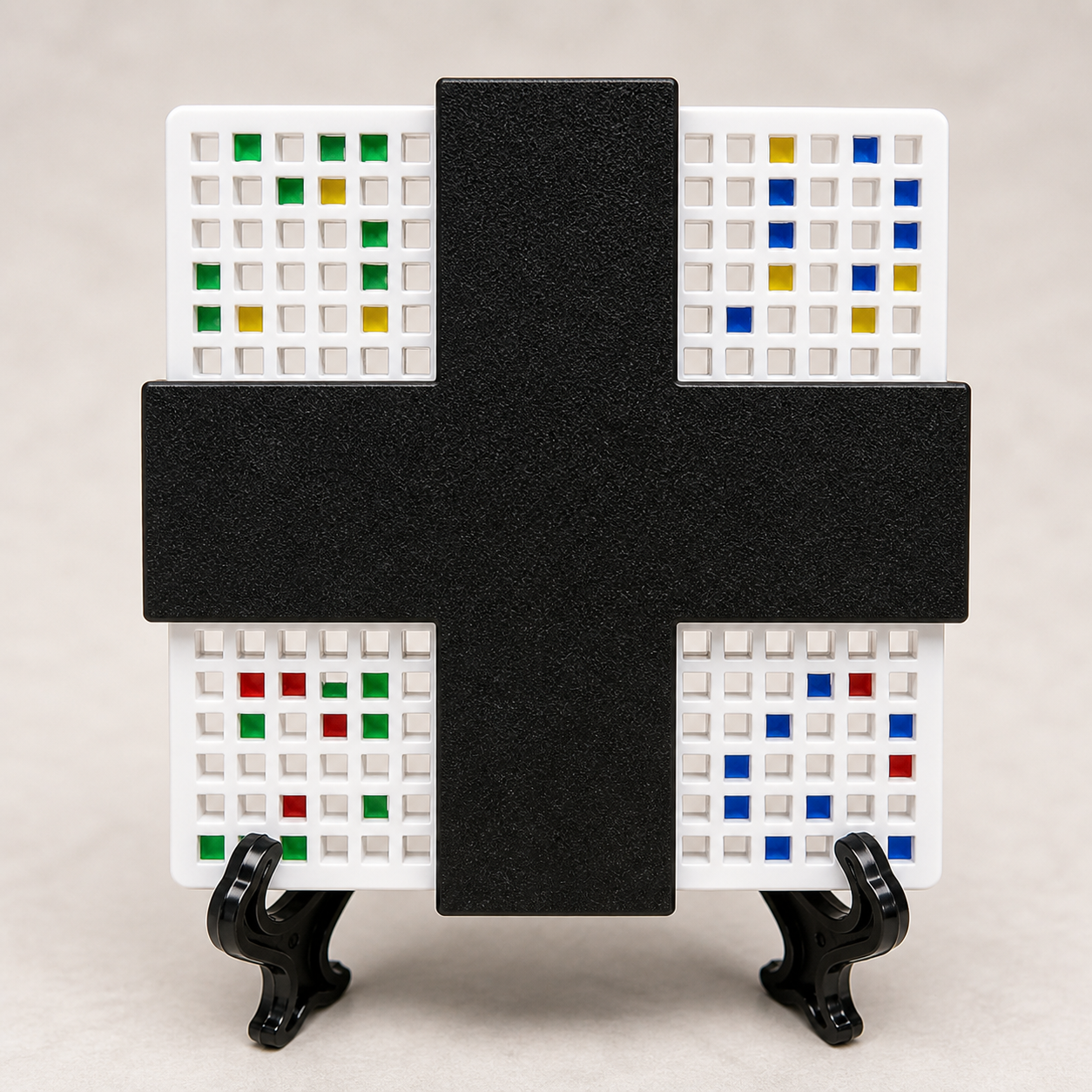 Chander's Quartet Jumbo (6x15) White – Advanced Take Apart Puzzle by Yaroslav Manuilov