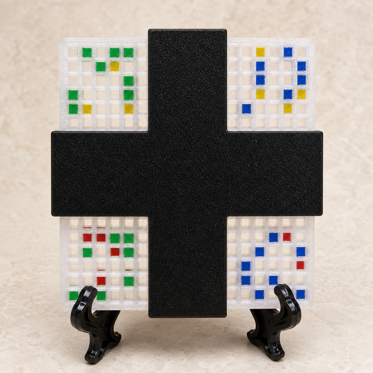 Chander's Quartet Jumbo (6x15) Translucent – Advanced Take Apart Puzzle by Yaroslav Manuilov
