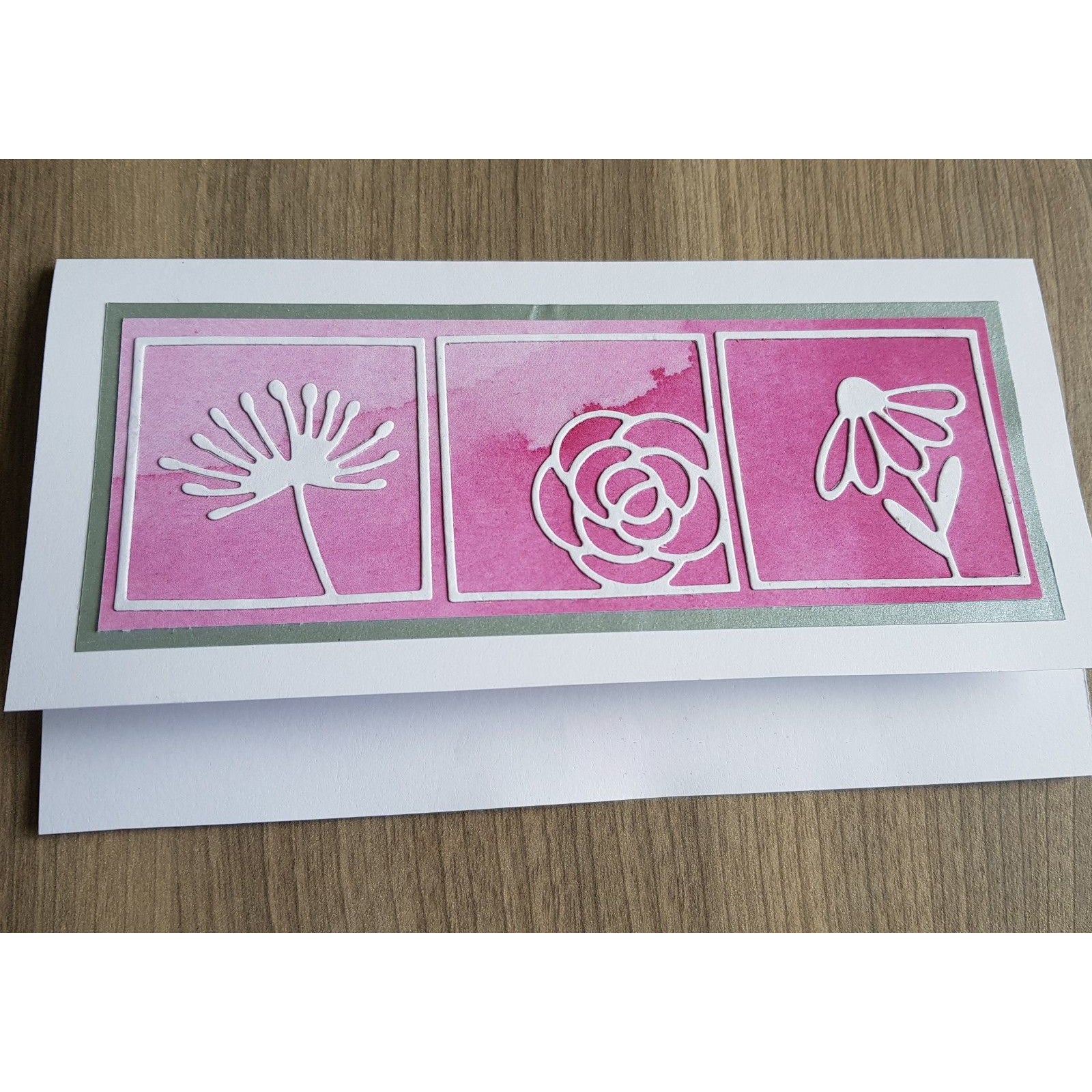 Square Framed Flowers Cutting Dies