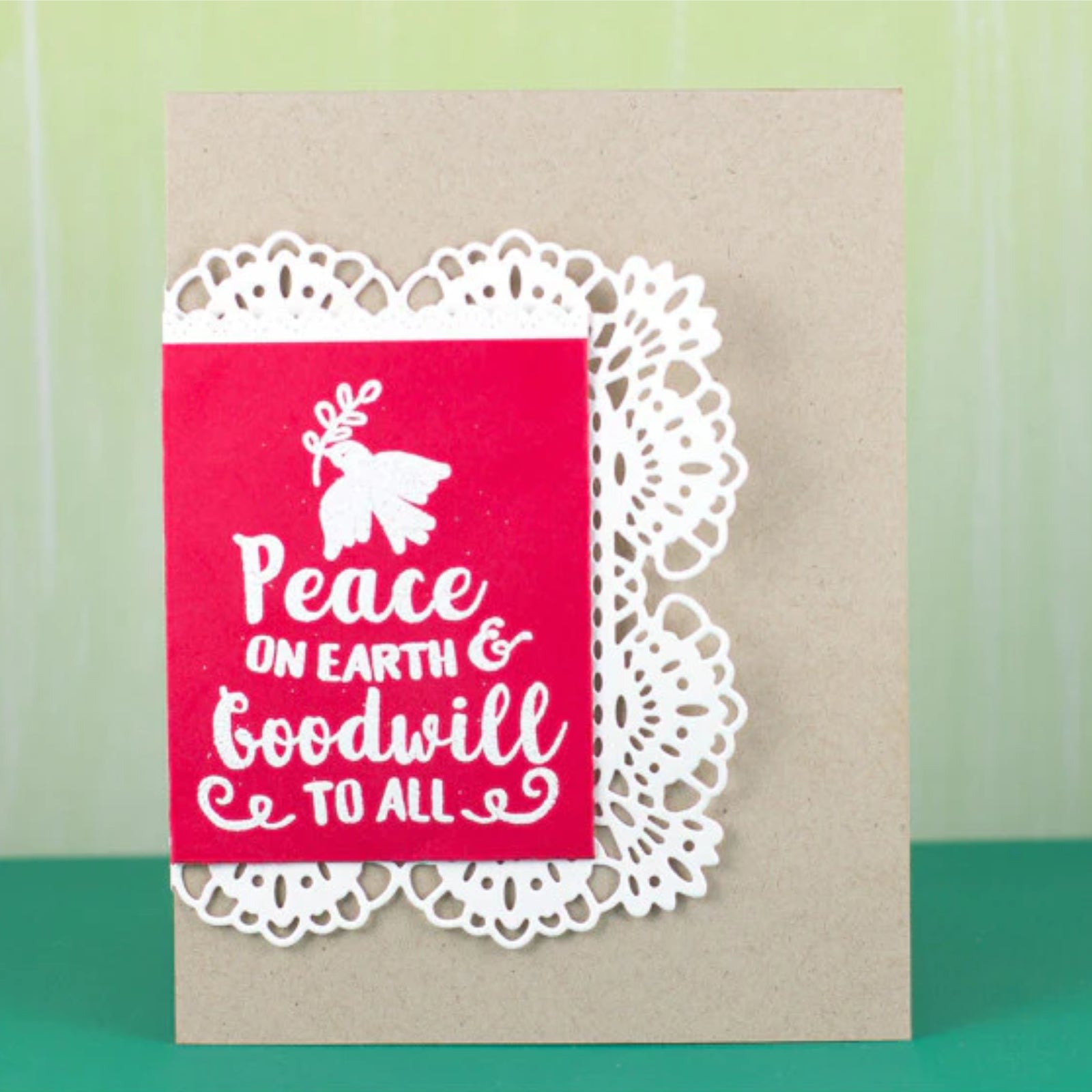 Gift Bag Pocket w Flowers & Handles Cutting Dies