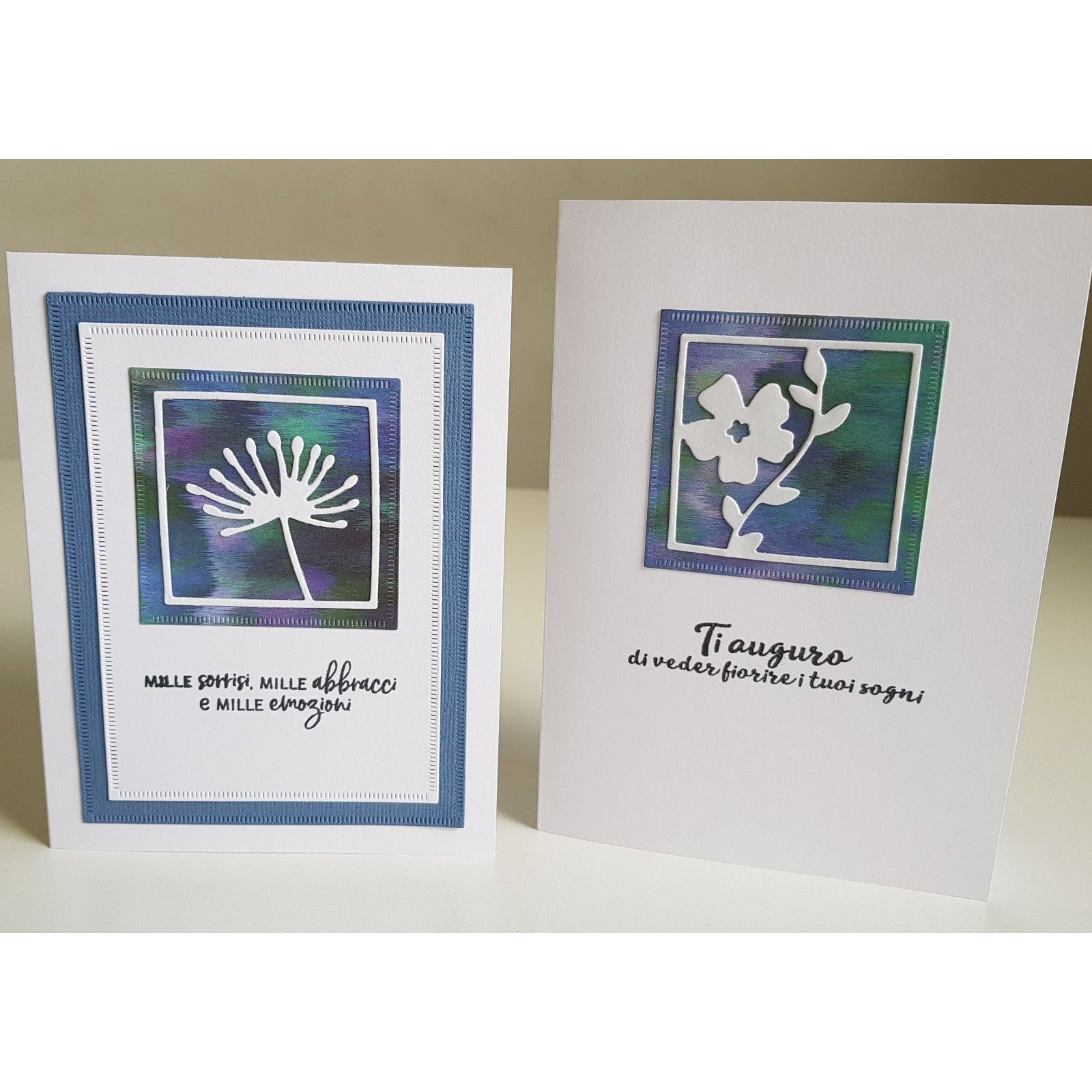 Square Framed Flowers Cutting Dies