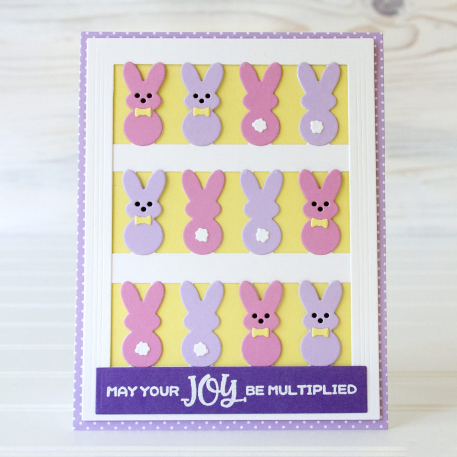Mini Peeps Border w Layering Bunnies Cutting Dies