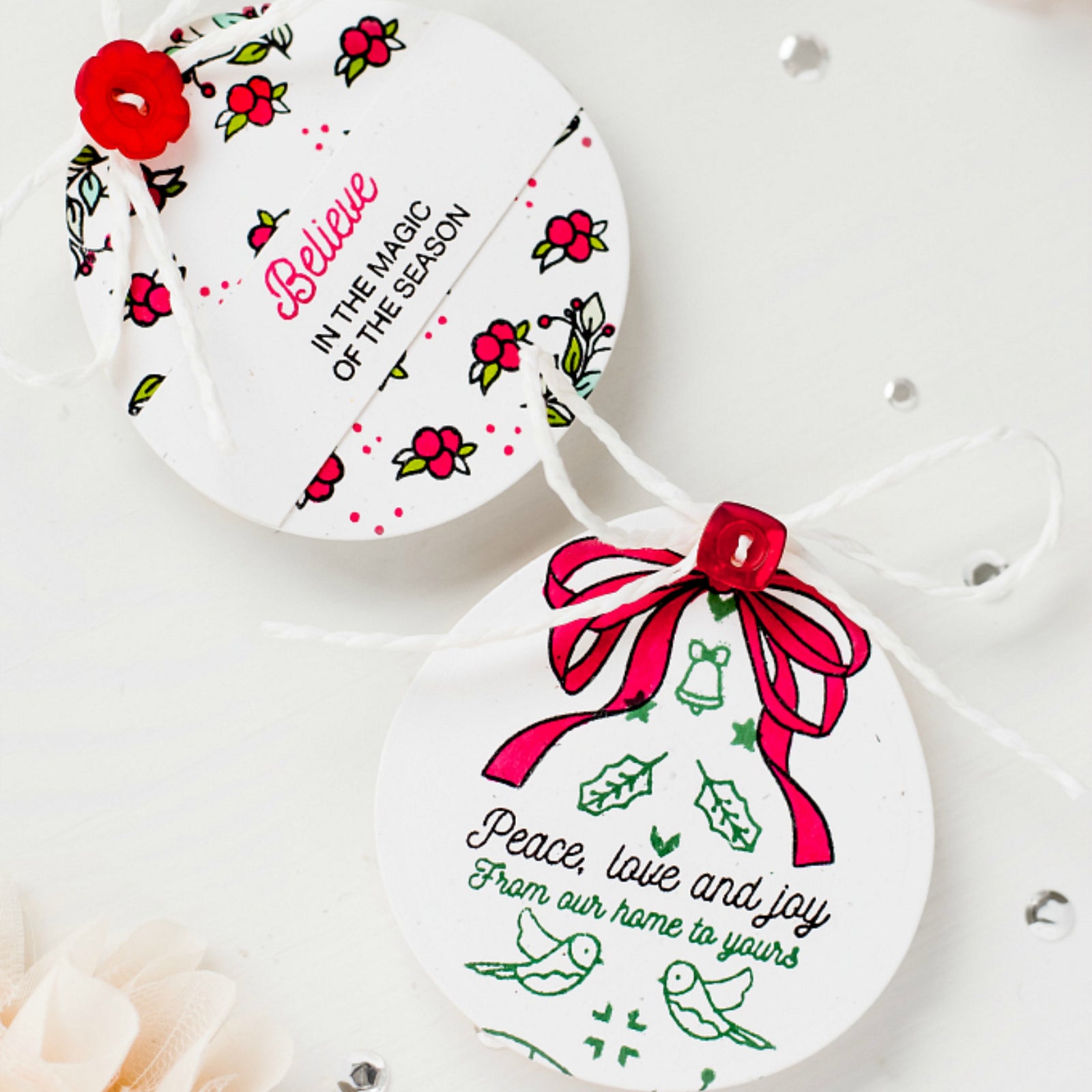 Flowers & Foliage Cutouts w Tag Cutting Dies