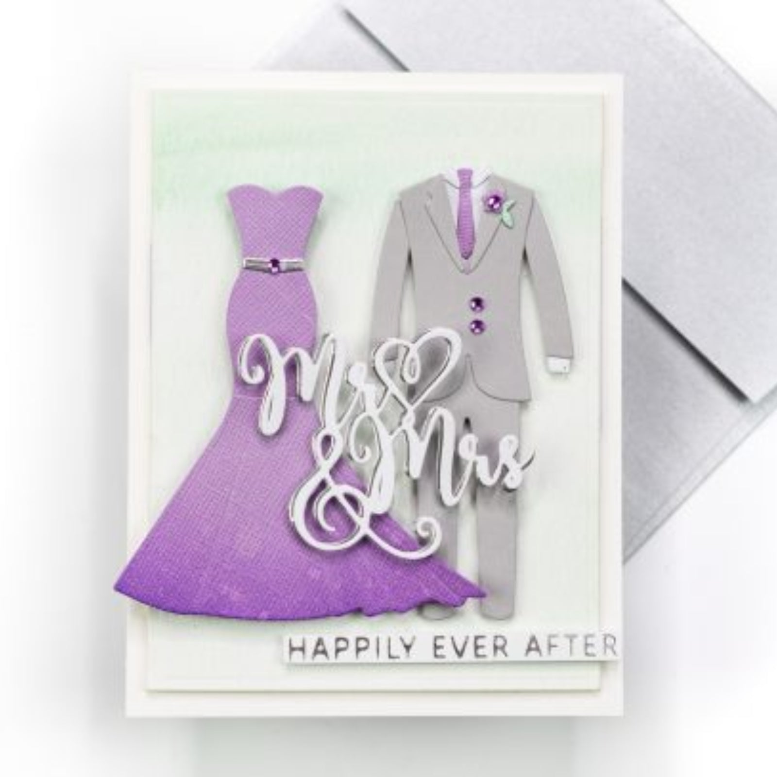 Bride & Groom Formalwear Cutting Die Set
