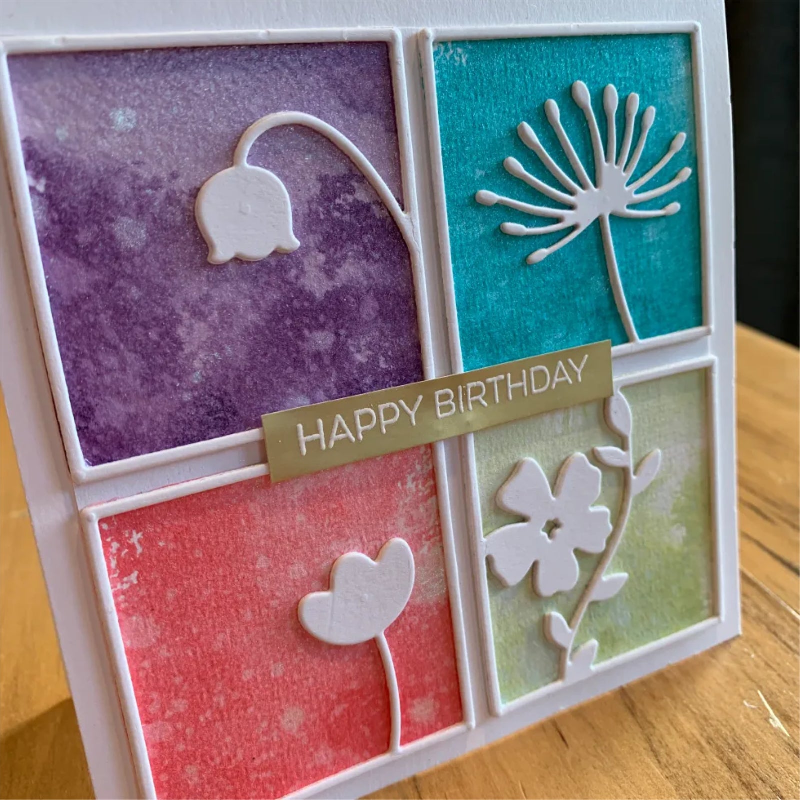 Square Framed Flowers Cutting Dies