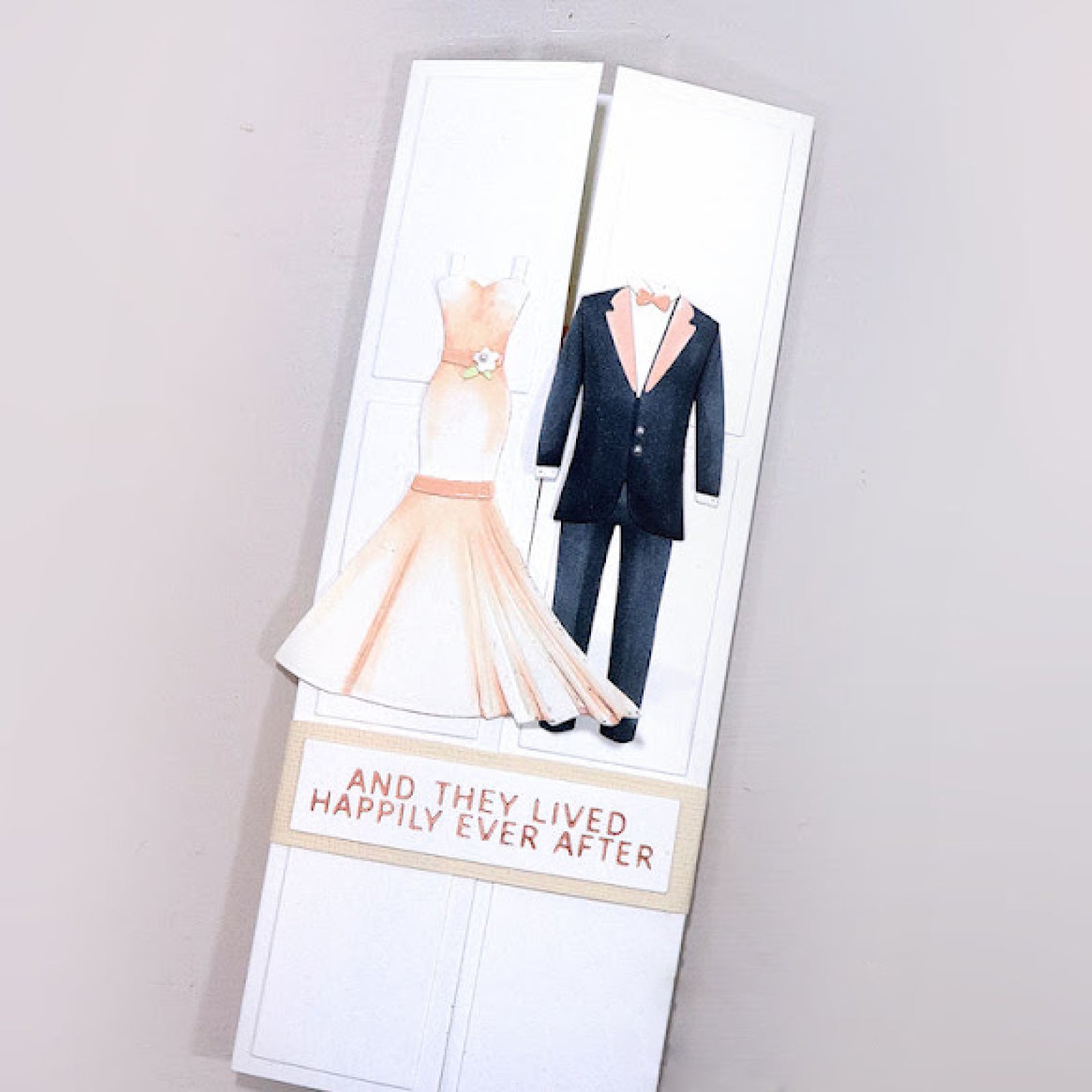 Bride & Groom Formalwear Cutting Die Set