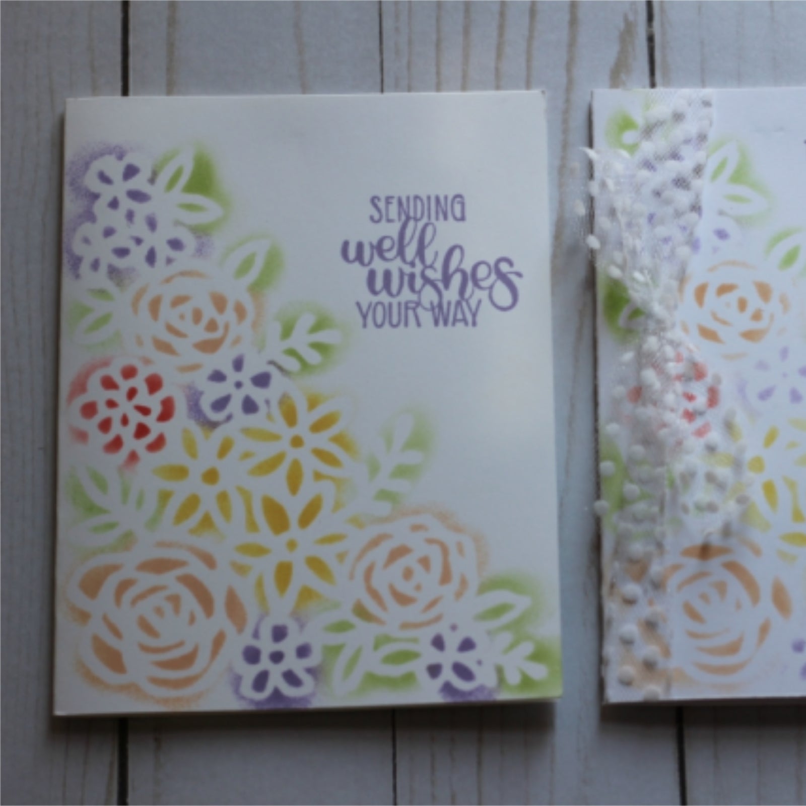 Flowers & Leaves Corner w Butterfly Cutting Dies