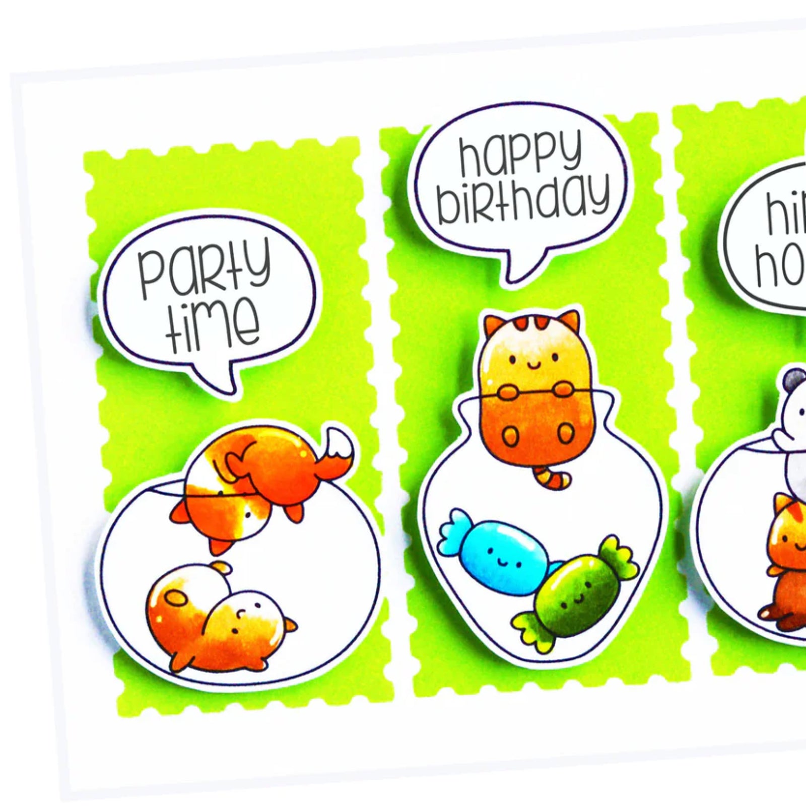 Just Say It Speech Bubbles #3 Cutting Die & Stamps Set