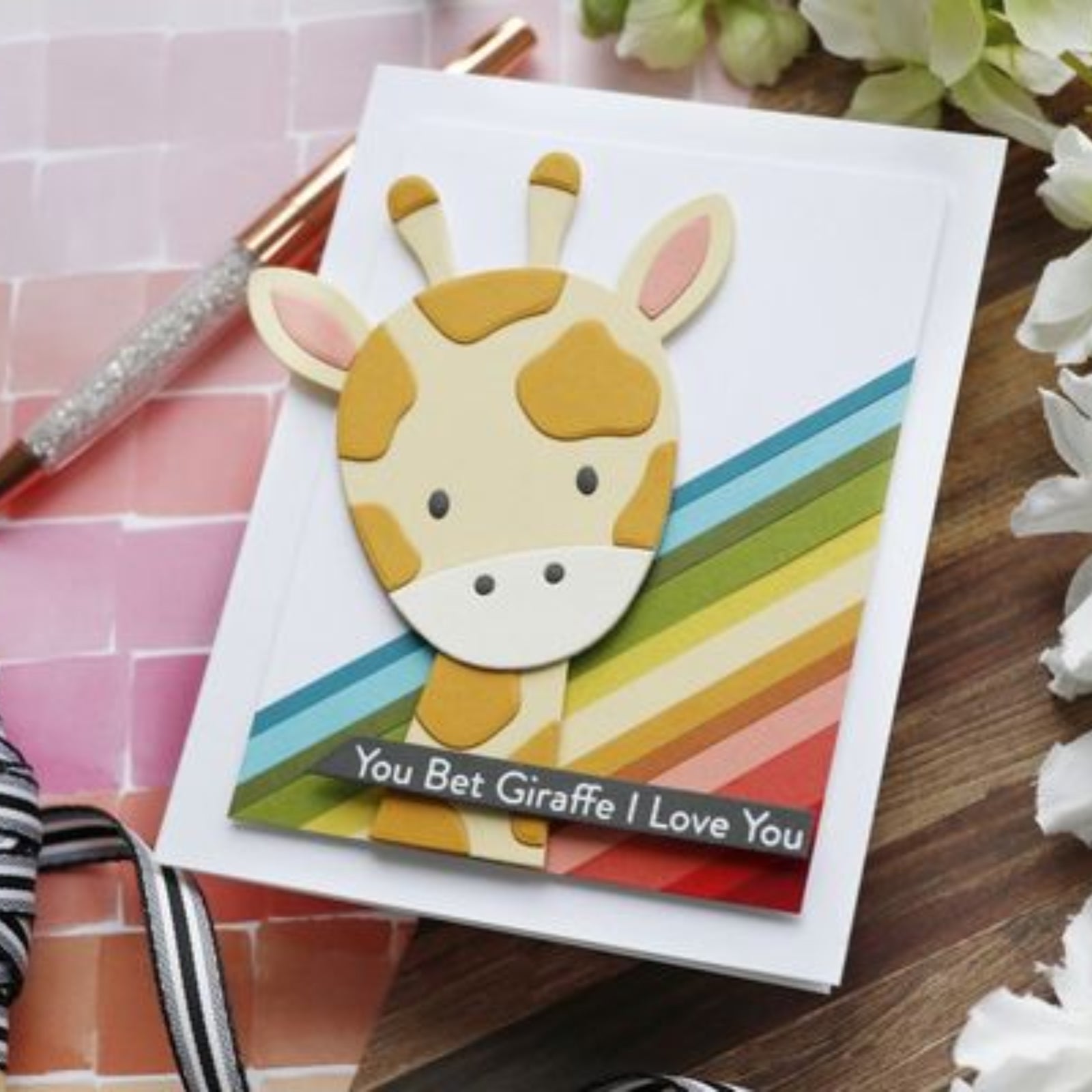 Build a Giraffe Cutting & Embossing Dies