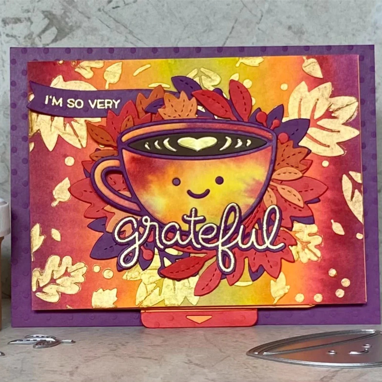 Fall Sentiments Cutting Dies & Stamps Set