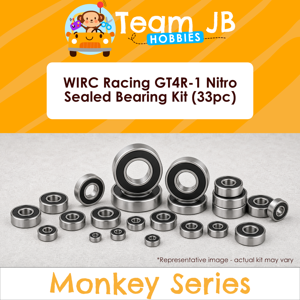 WIRC Racing GT4R-1 Nitro - Sealed Bearing Kit