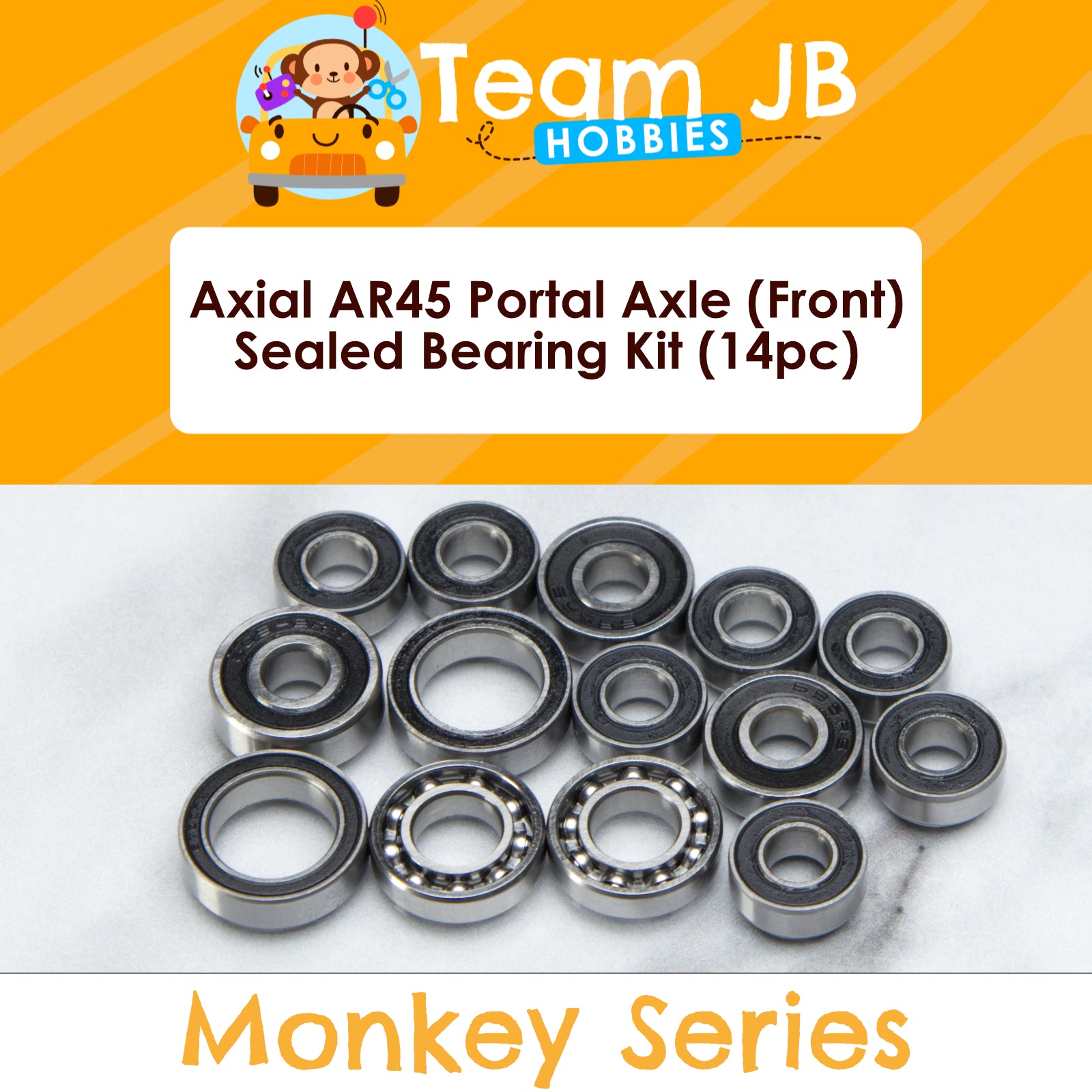 Axial AR45 Portal Axle (Front) - SCX10 III - Sealed Bearing Kit