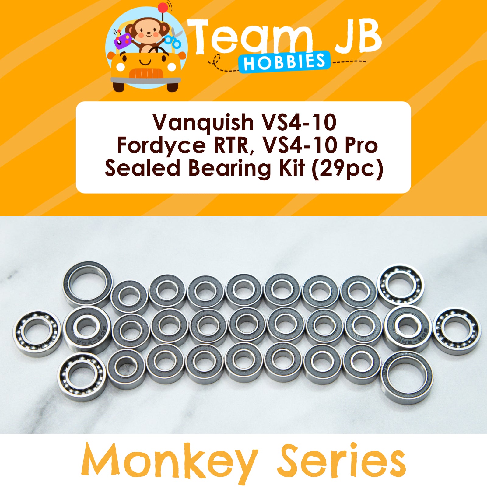 Vanquish VS4-10, VRD, H10 Optic, H10 Origin - 29 Pcs Sealed Bearings Kit