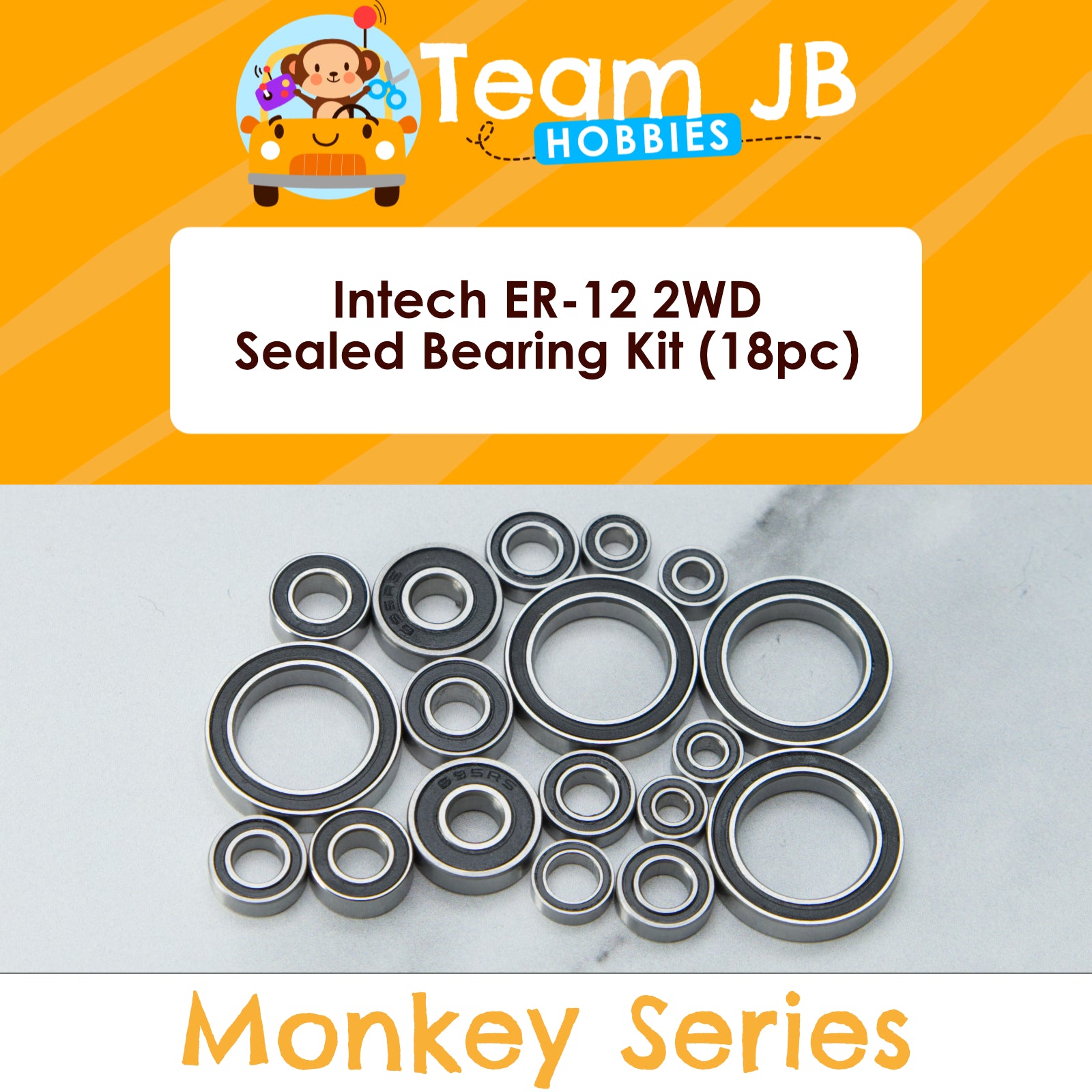 Intech ER-12 2WD - Sealed Bearing Kit