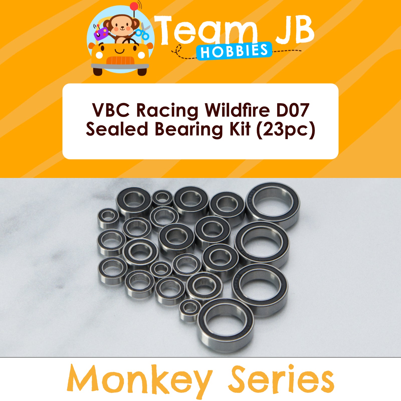 VBC Racing Wildfire D07 - Sealed Bearing Kit