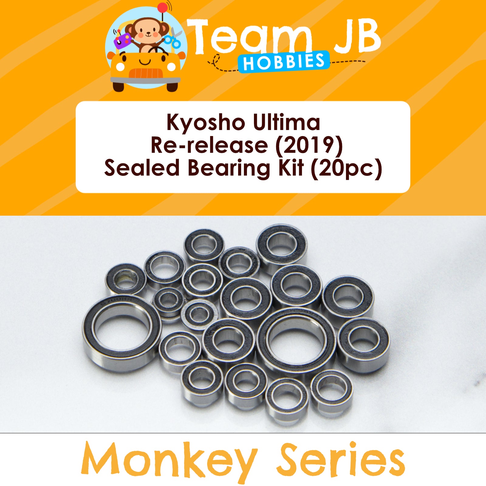 Kyosho Ultima Re-release (2019), Ultima ’87 JJ Replica - Sealed Bearing Kit