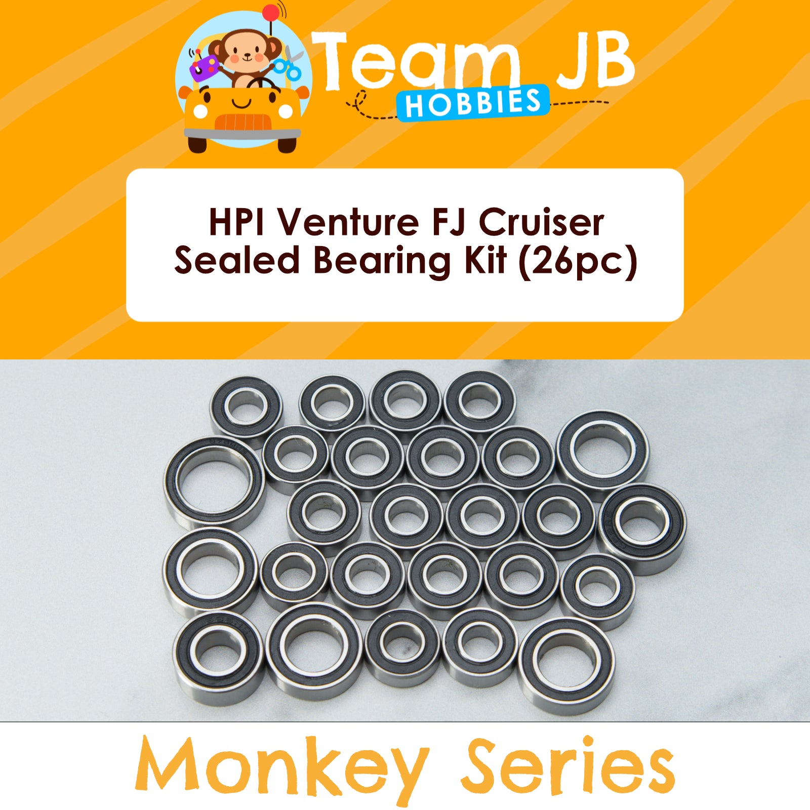 HPI Venture FJ Cruiser, Scale Builder, Wayfinder -26 Pcs Bearings Kit