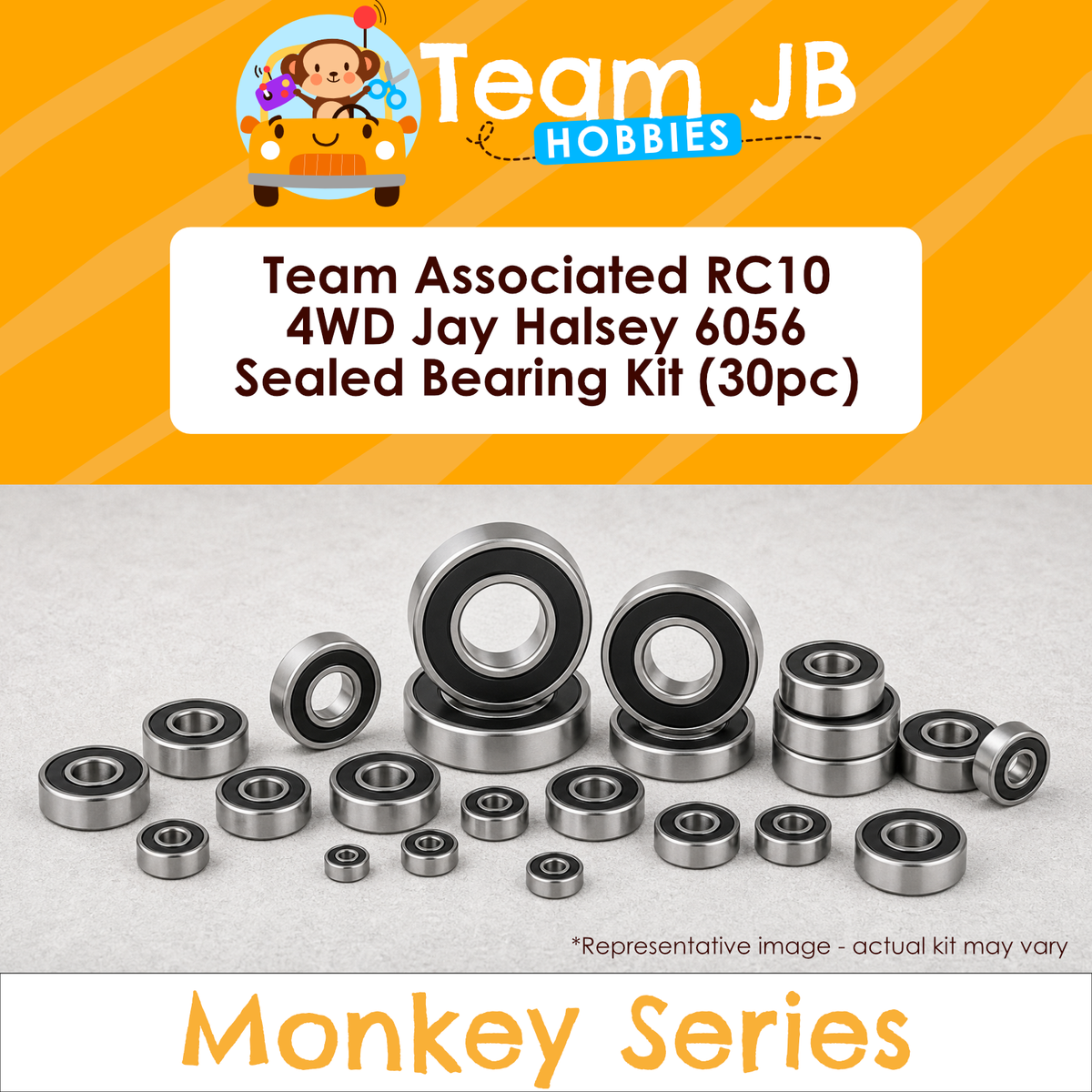 Team Associated RC10 4WD Jay Halsey 6056 - Sealed Bearing Kit