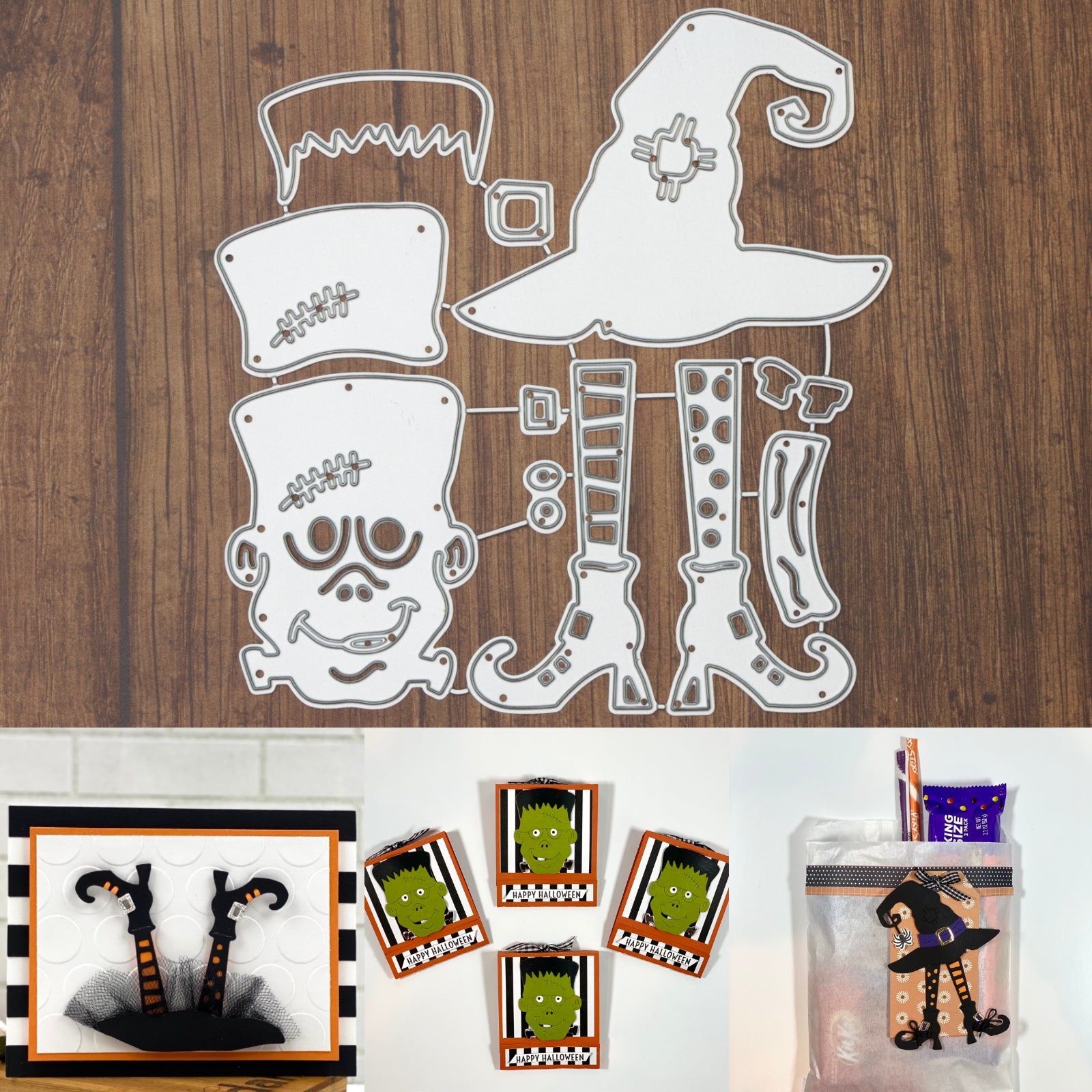 Witchy Bits & Frankenstein’s Monster’s Head Cutting Dies