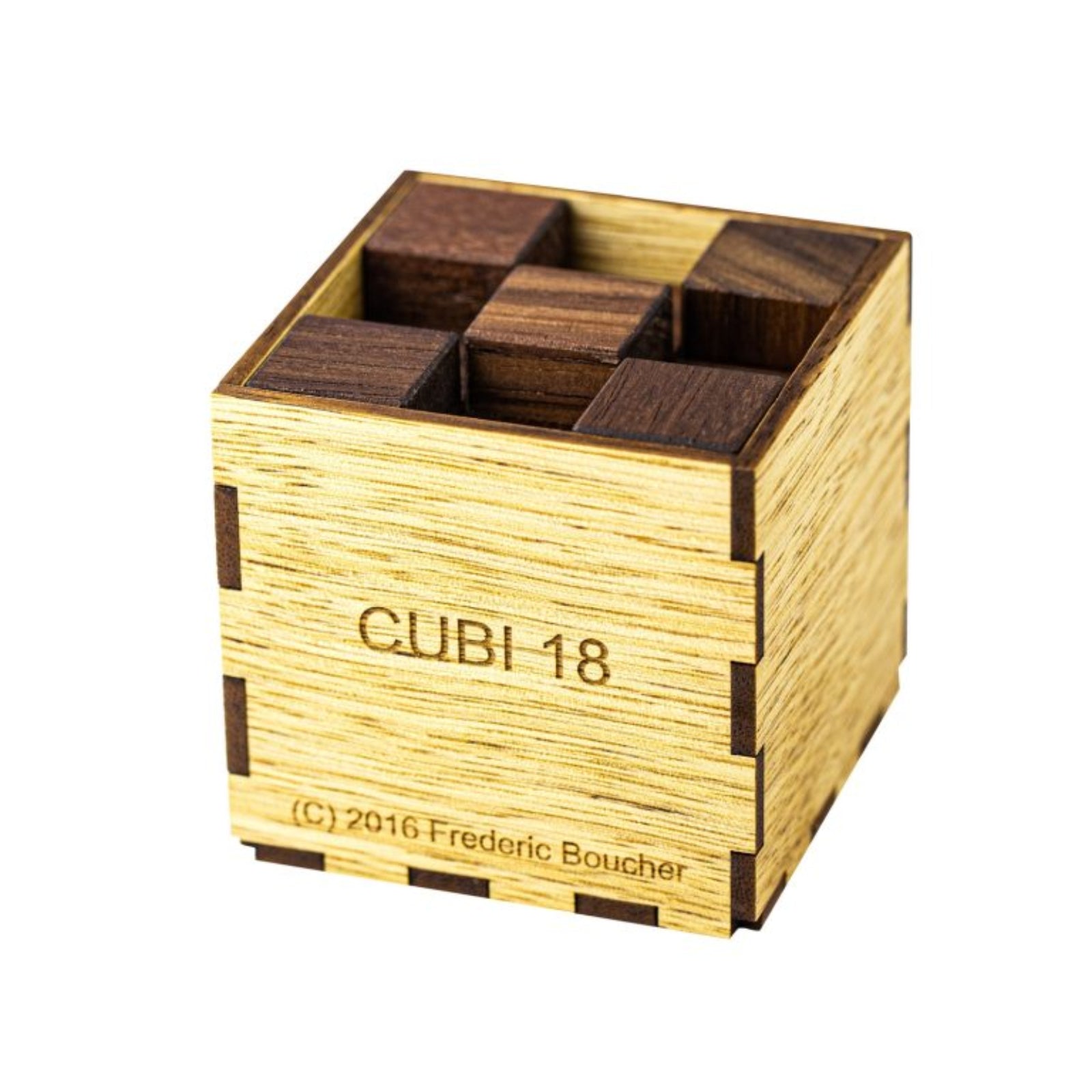 Cubi 18 – Intermediate Packing Puzzle by Pelikan Puzzles