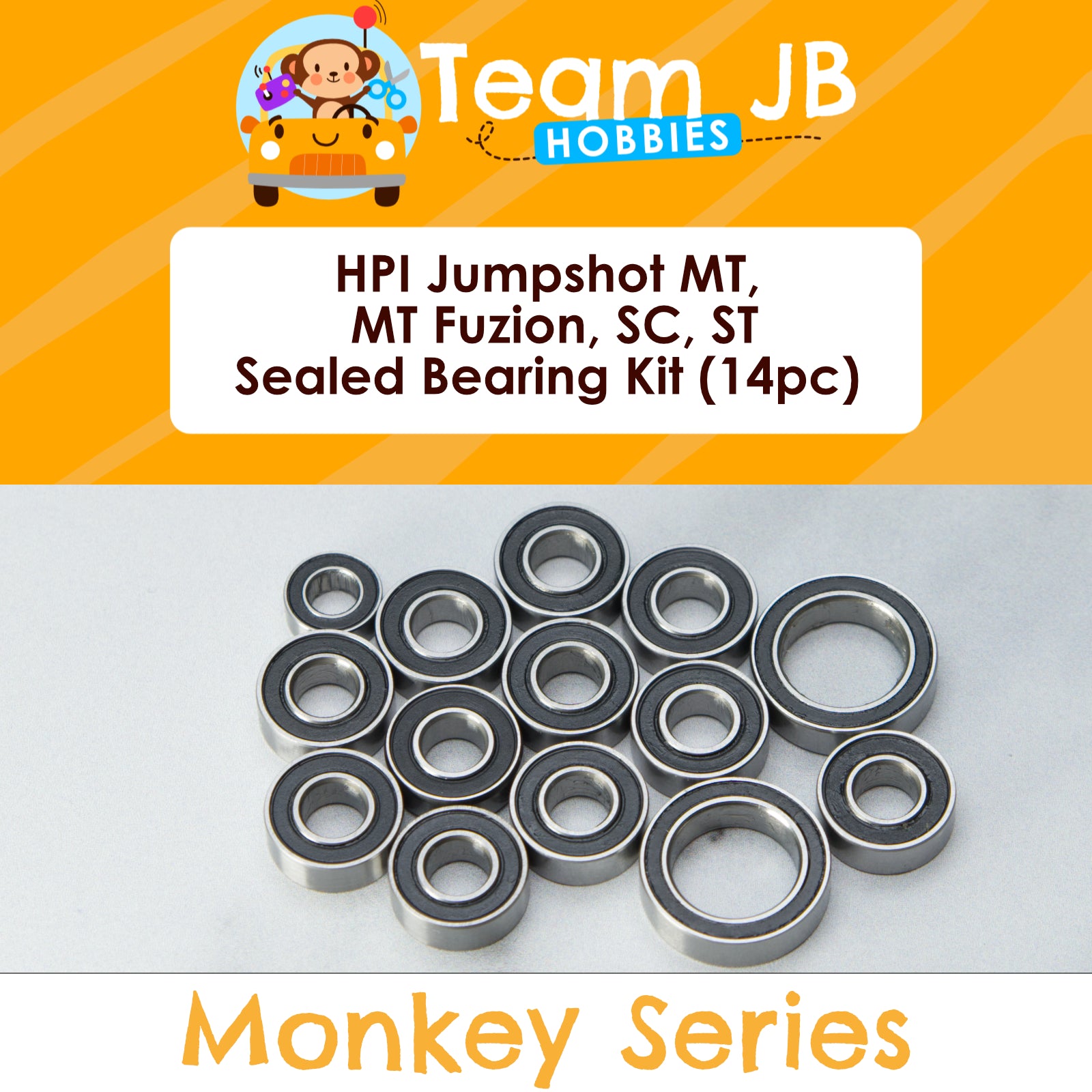 HPI Jumpshot MT, MT Fuzion, SC, ST - Sealed Bearing Kit