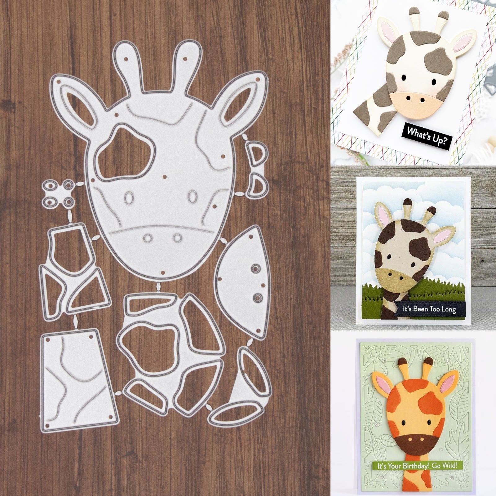 Build a Giraffe Cutting & Embossing Dies