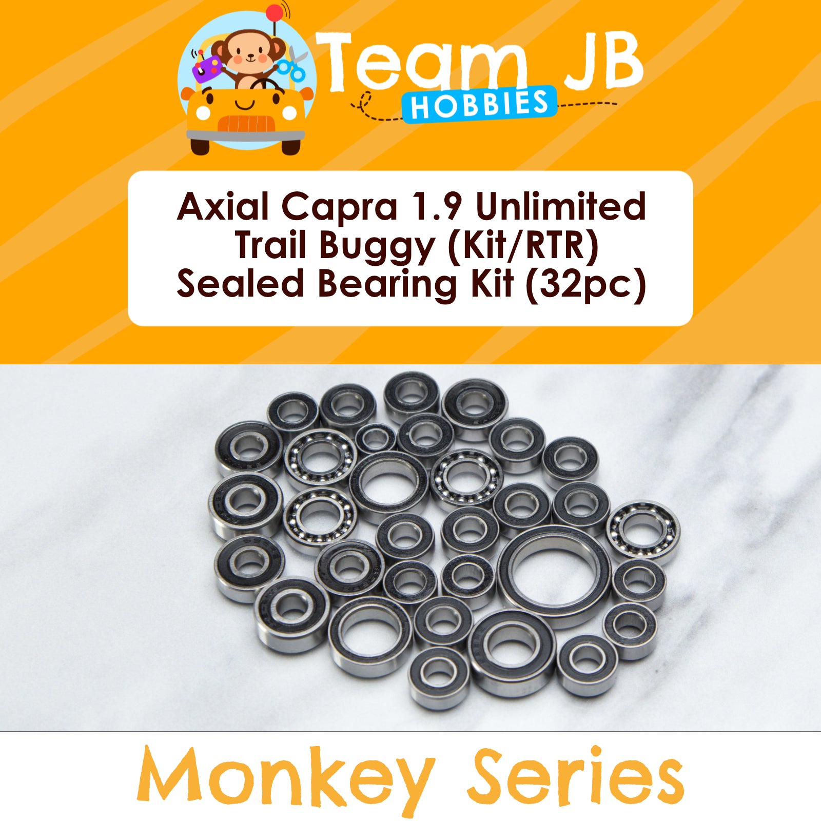 Axial Capra 1.9 Unlimited Trail Buggy (Kit/RTR) - Sealed Bearing Kit