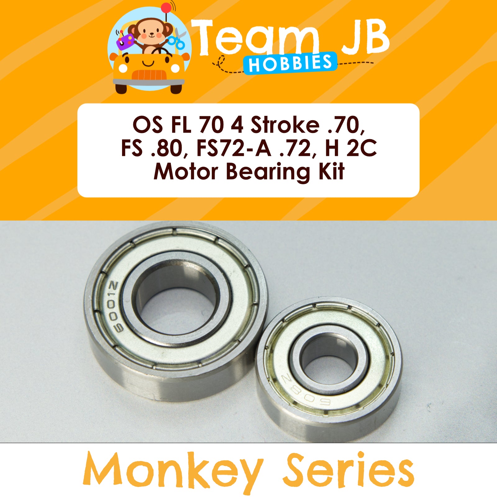 OS FL 70 4 Stroke .70, FS .80, FS72-A .72, H 2C - Engine / Motor Bearings Kit