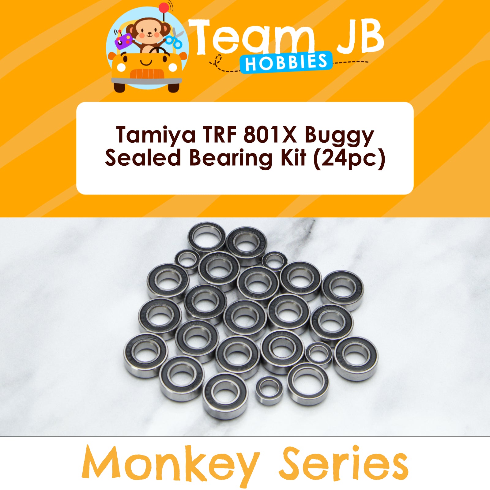 Tamiya TRF 801X Buggy  - Sealed Bearing Kit