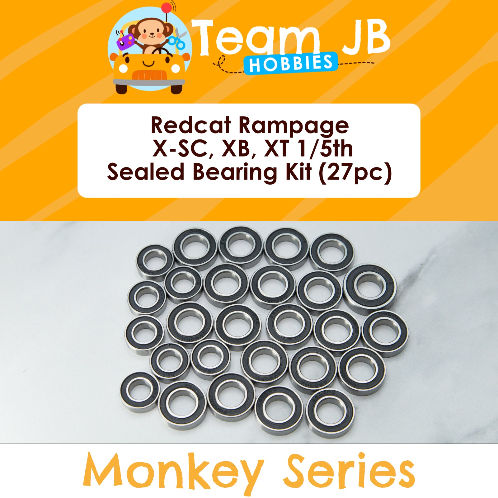 Redcat Rampage X-SC 1/5th, Rampage XB 1/5th, Rampage XT 1/5th - Sealed Bearing Kit
