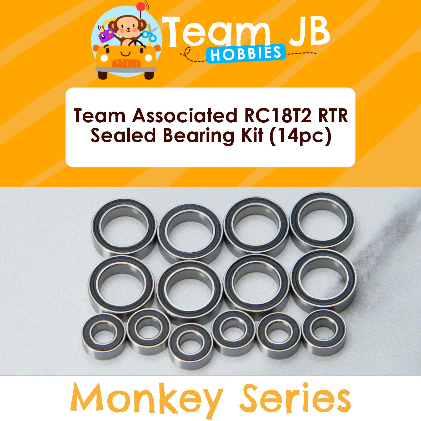 Team Associated RC18T2 RTR - Sealed Bearing Kit