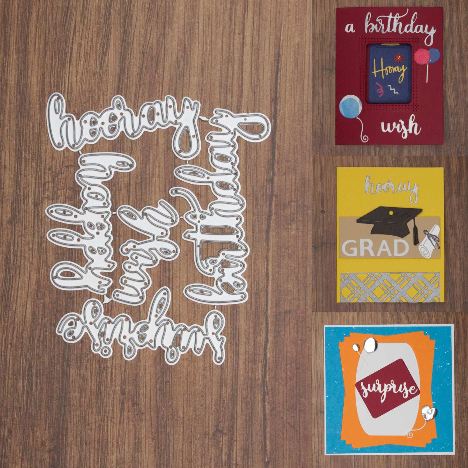 Happy Birthday Lowercase Script Sentiment Words Cutting Dies