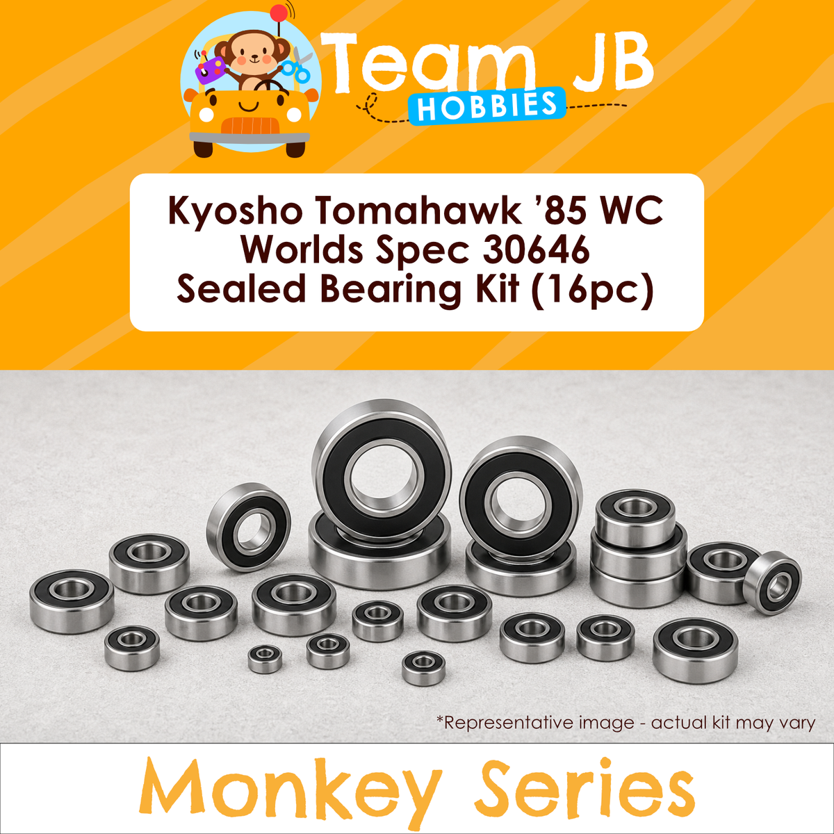 Kyosho Tomahawk ’85 WC Worlds Spec 30646 - Sealed Bearing Kit