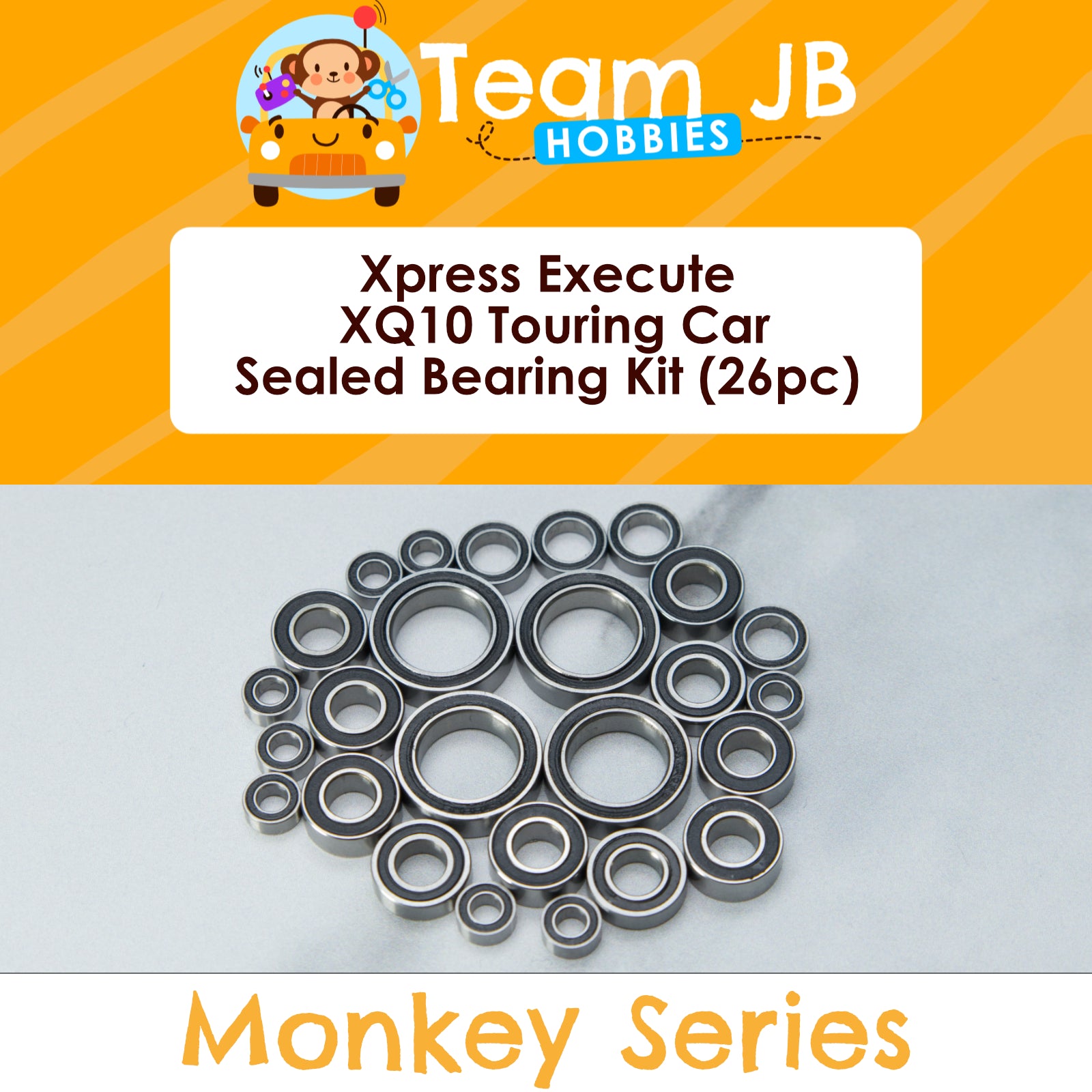 Xpress Execute XQ10 Touring Car - Sealed Bearing Kit