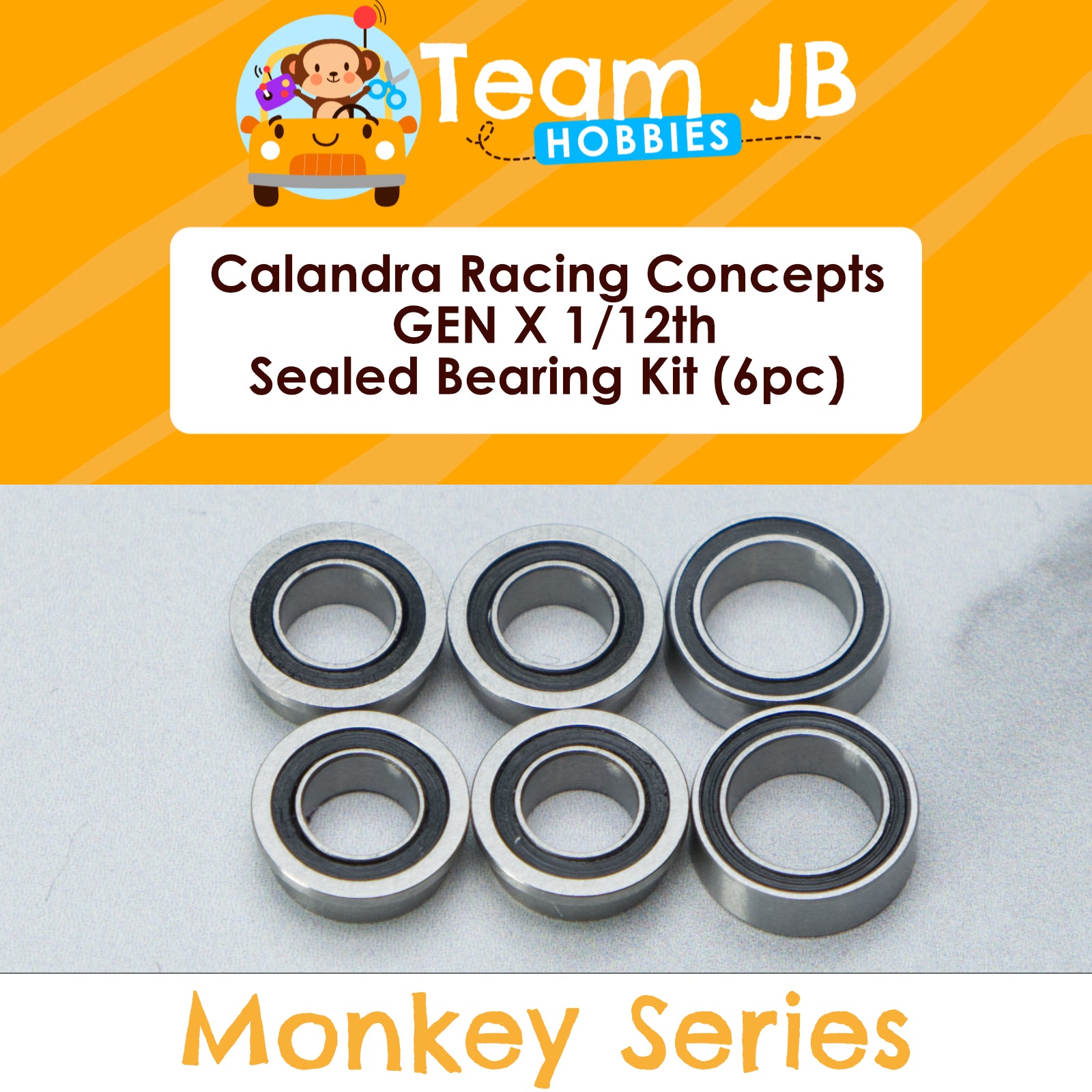 Calandra Racing Concepts GEN X 1/12th - Sealed Bearing Kit