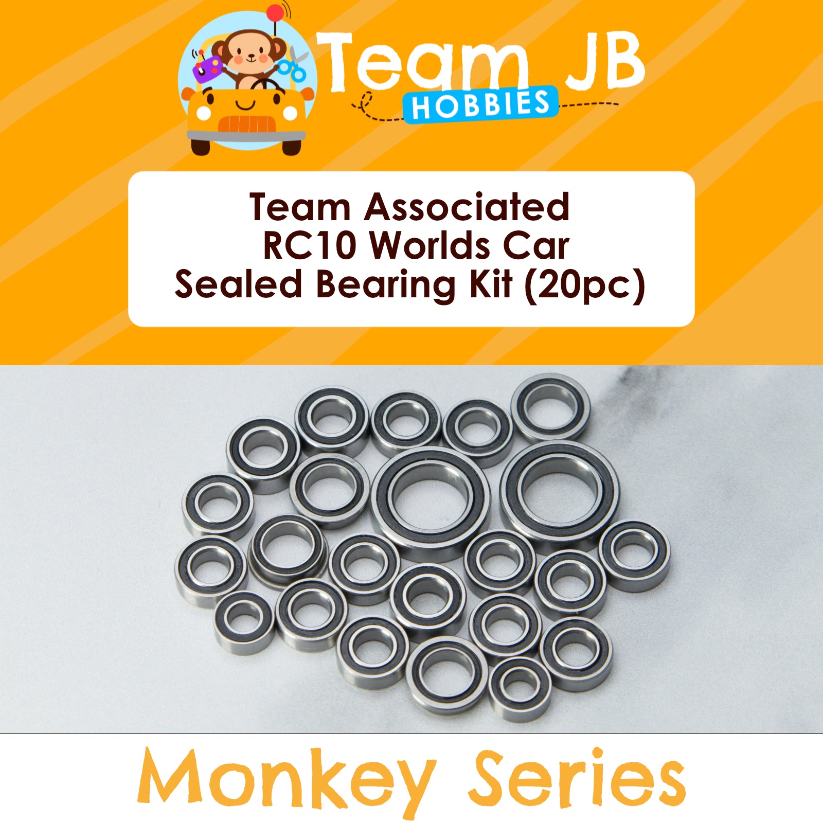 Team Associated RC10 Worlds Car - Sealed Bearing Kit