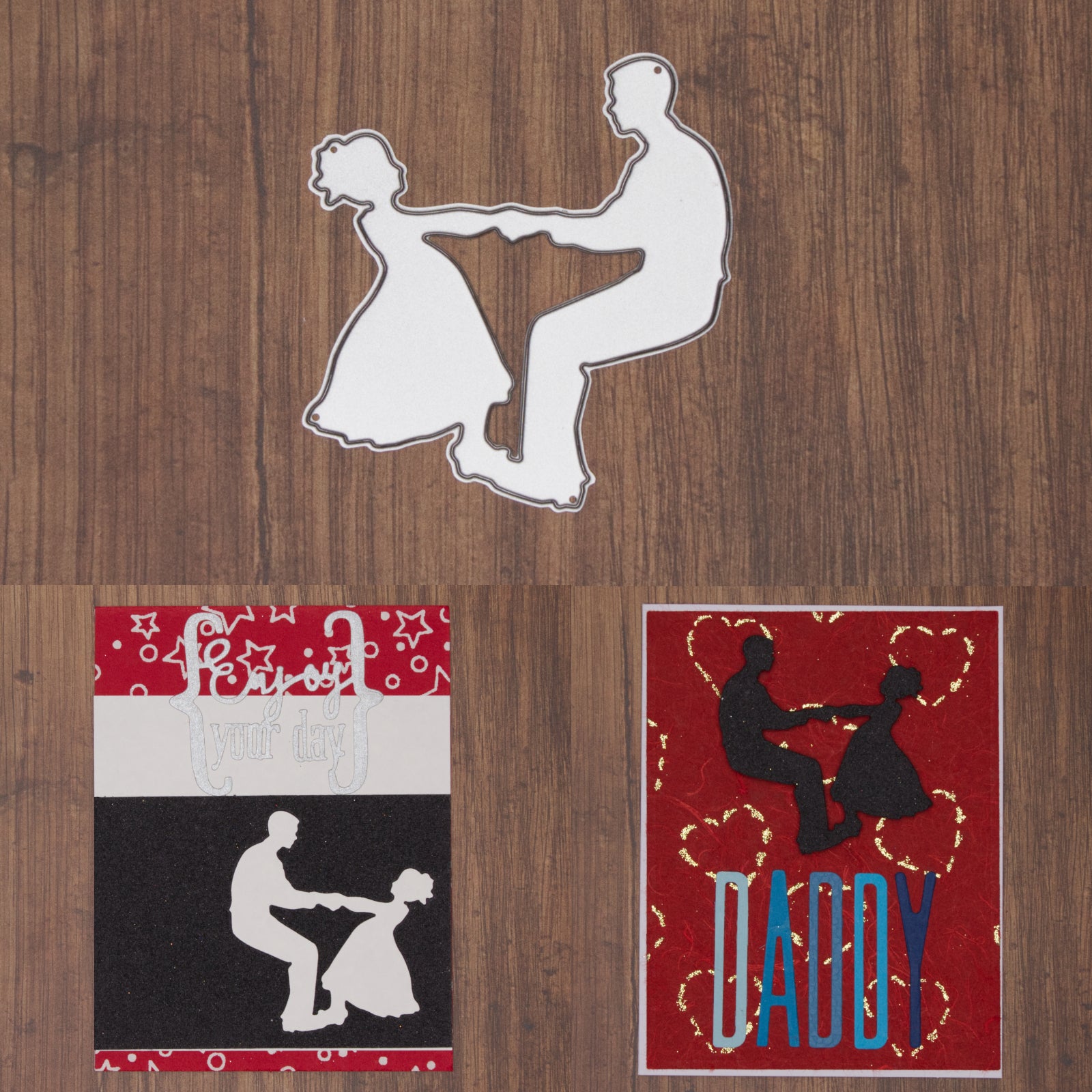 Daddy Daughter Dance Silhouette Cutting Die