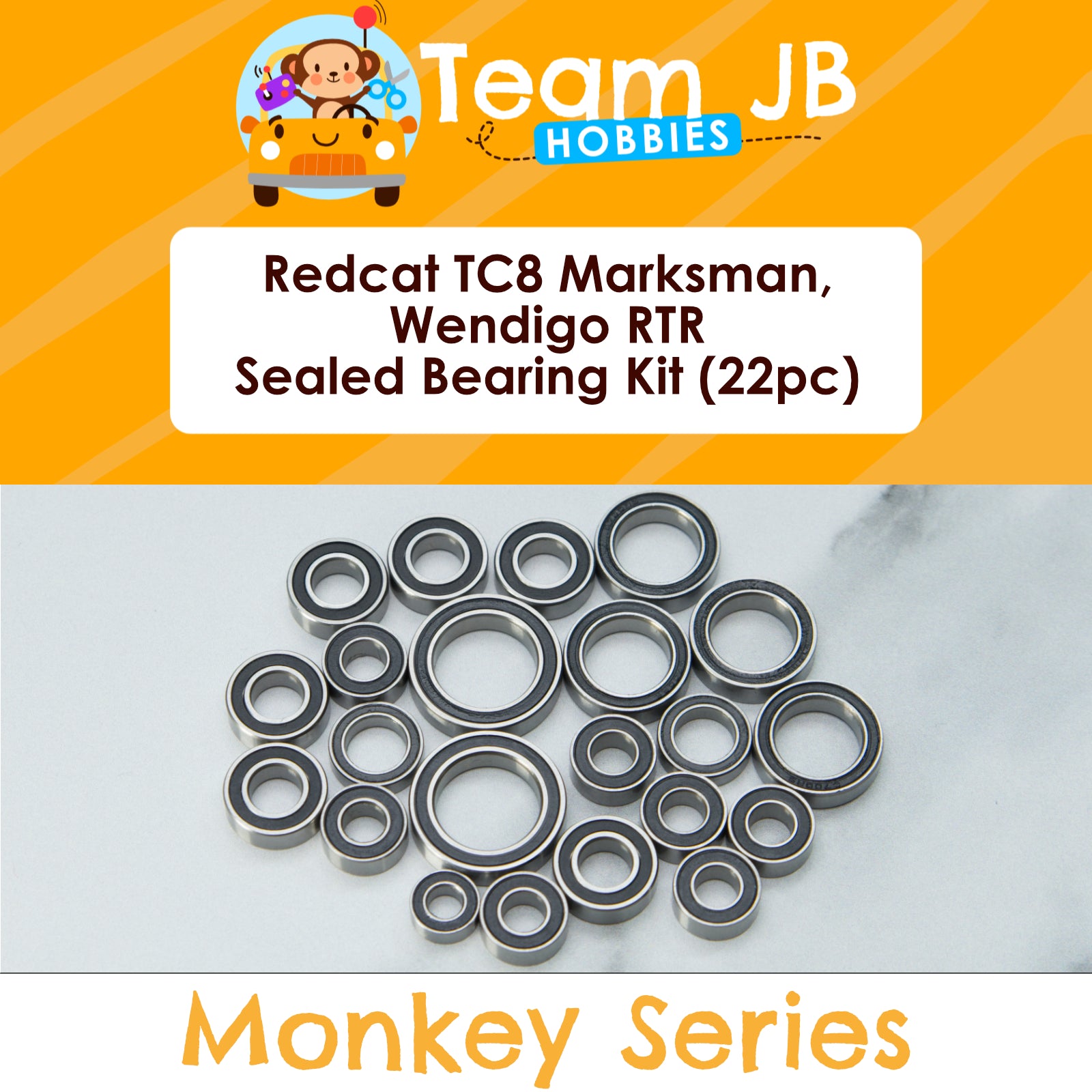 Redcat TC8 Marksman, Wendigo RTR - Sealed Bearing Kit