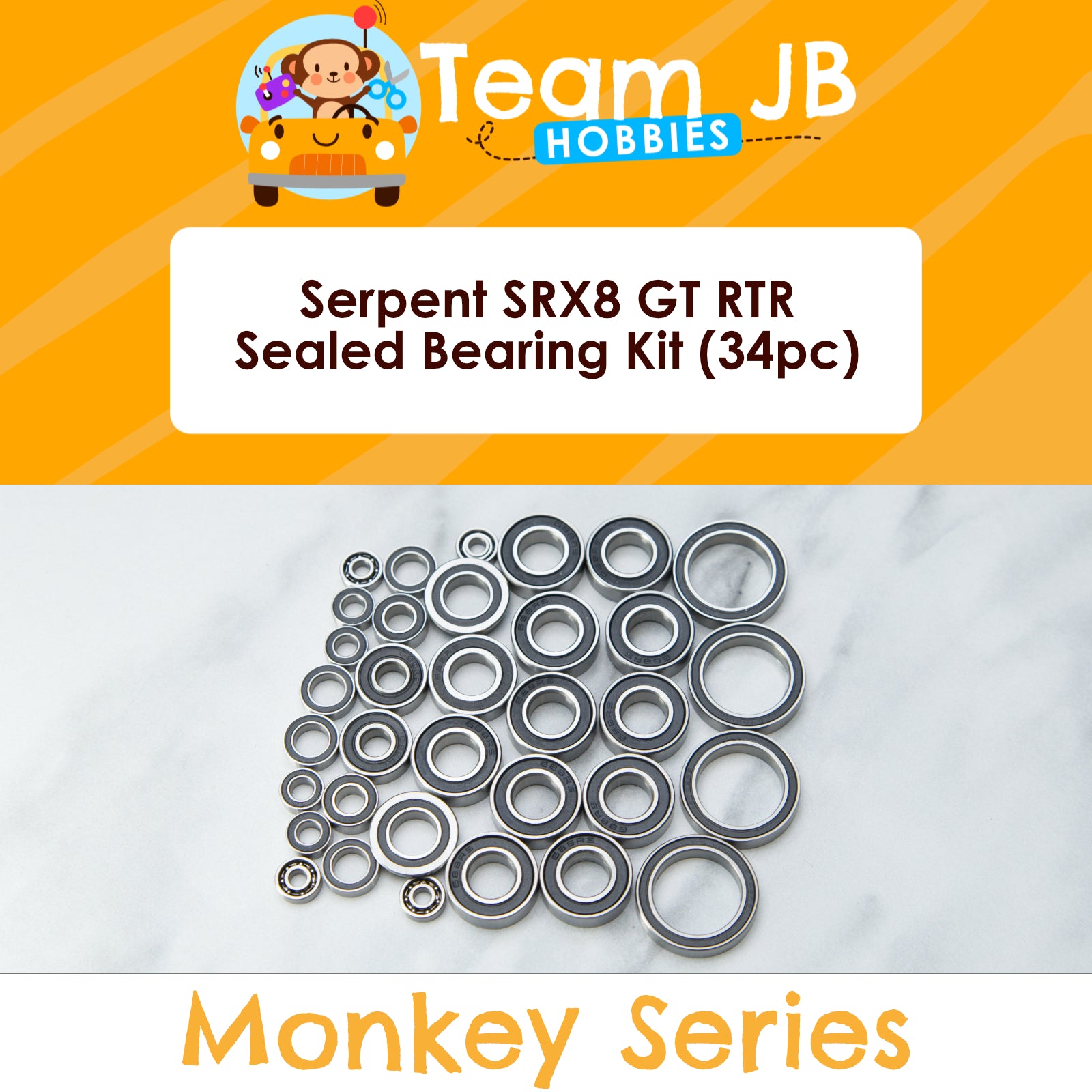 Serpent SRX8 GT RTR - Sealed Bearing Kit