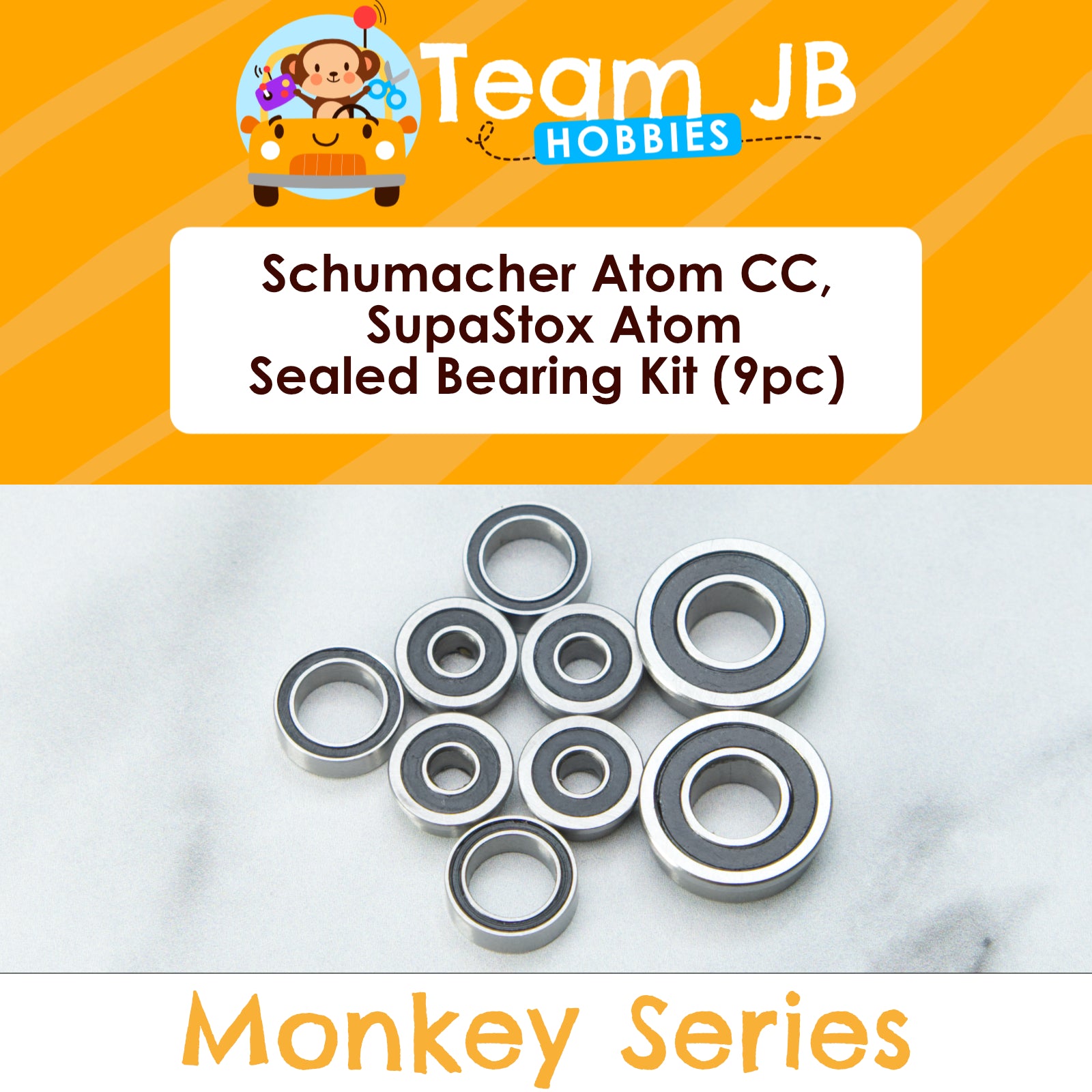 Schumacher Atom CC, SupaStox Atom - Sealed Bearing Kit