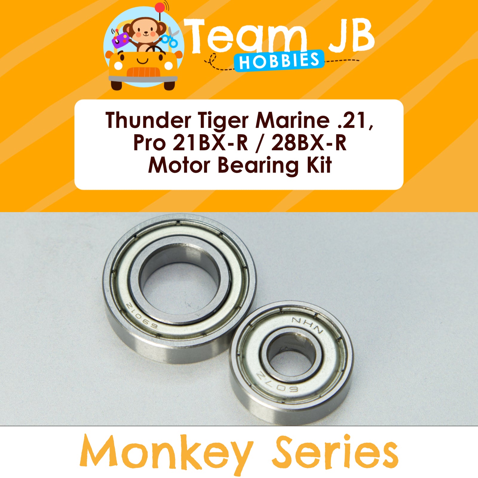 Thunder Tiger Marine .21, Pro 21BX-R .21, Pro 28BX-R .28 - Engine / Motor Bearings Kit