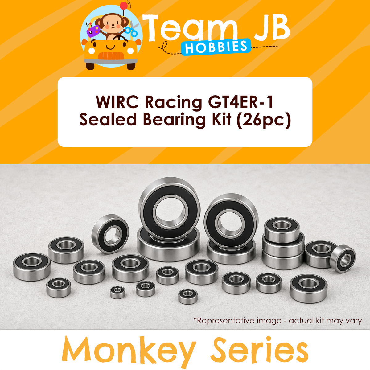 WIRC Racing GT4ER-1 - Sealed Bearing Kit