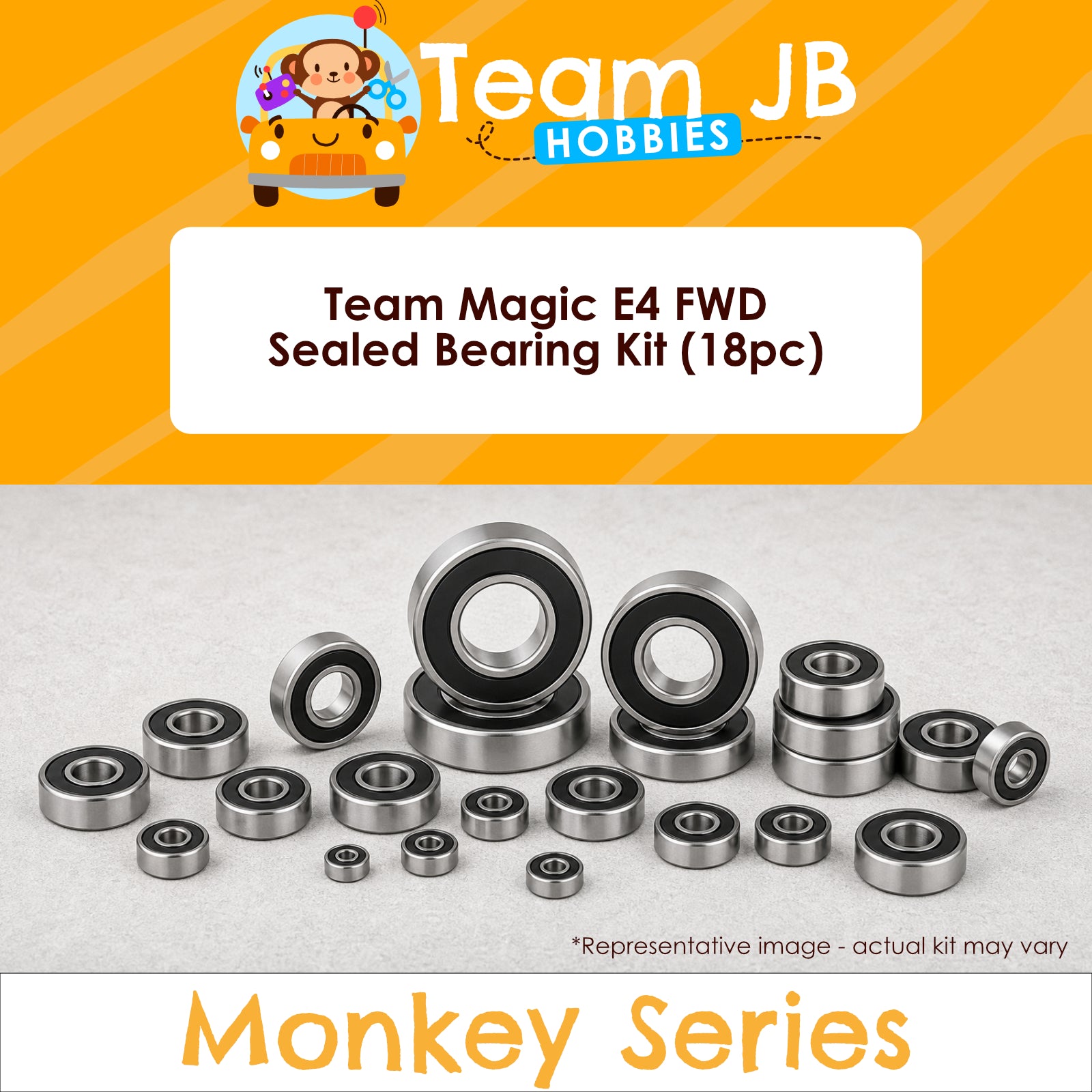 Team Magic E4 FWD - Sealed Bearing Kit