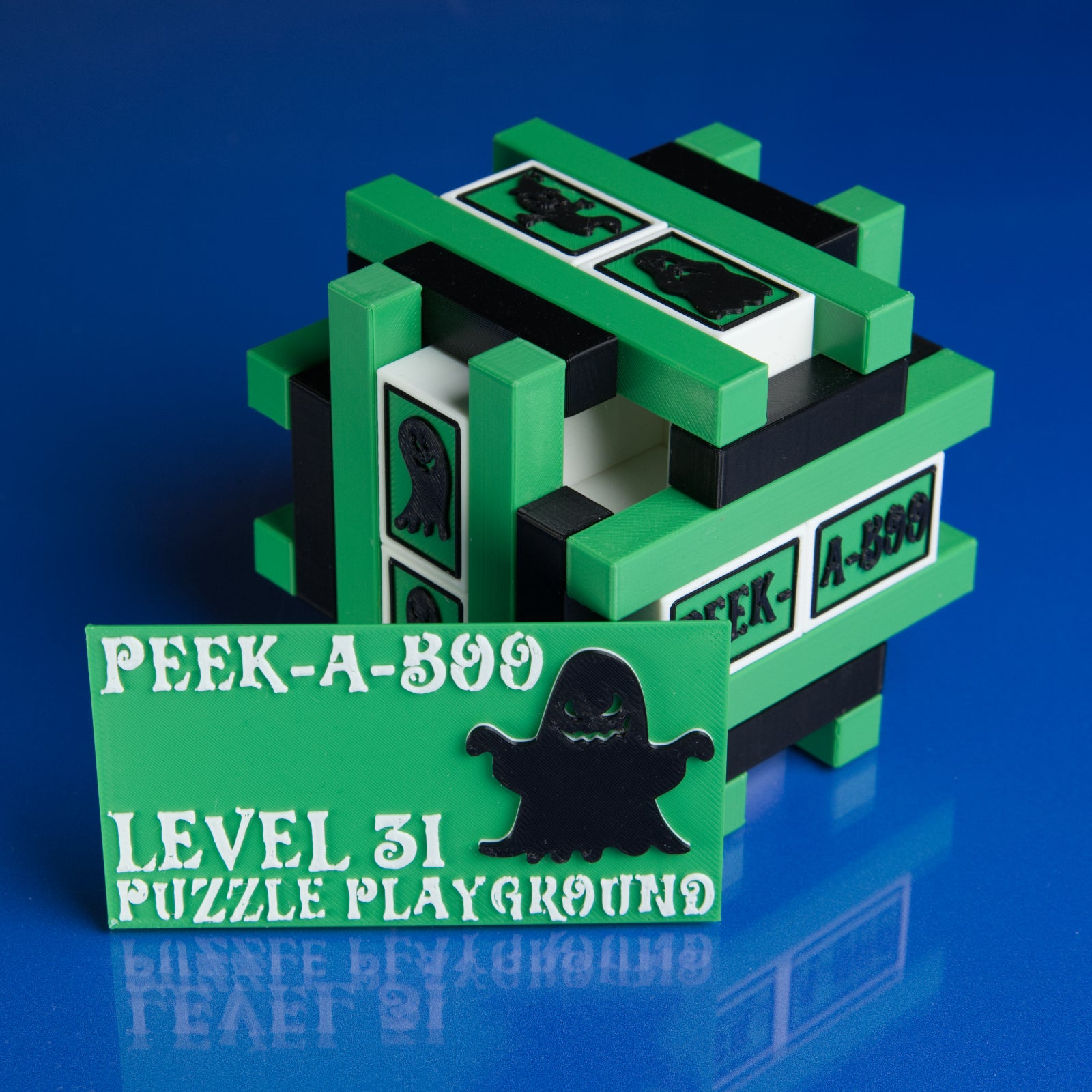 Peek-A-Boo (Green) - Level 31 - Dan Fast - Puzzle Playground