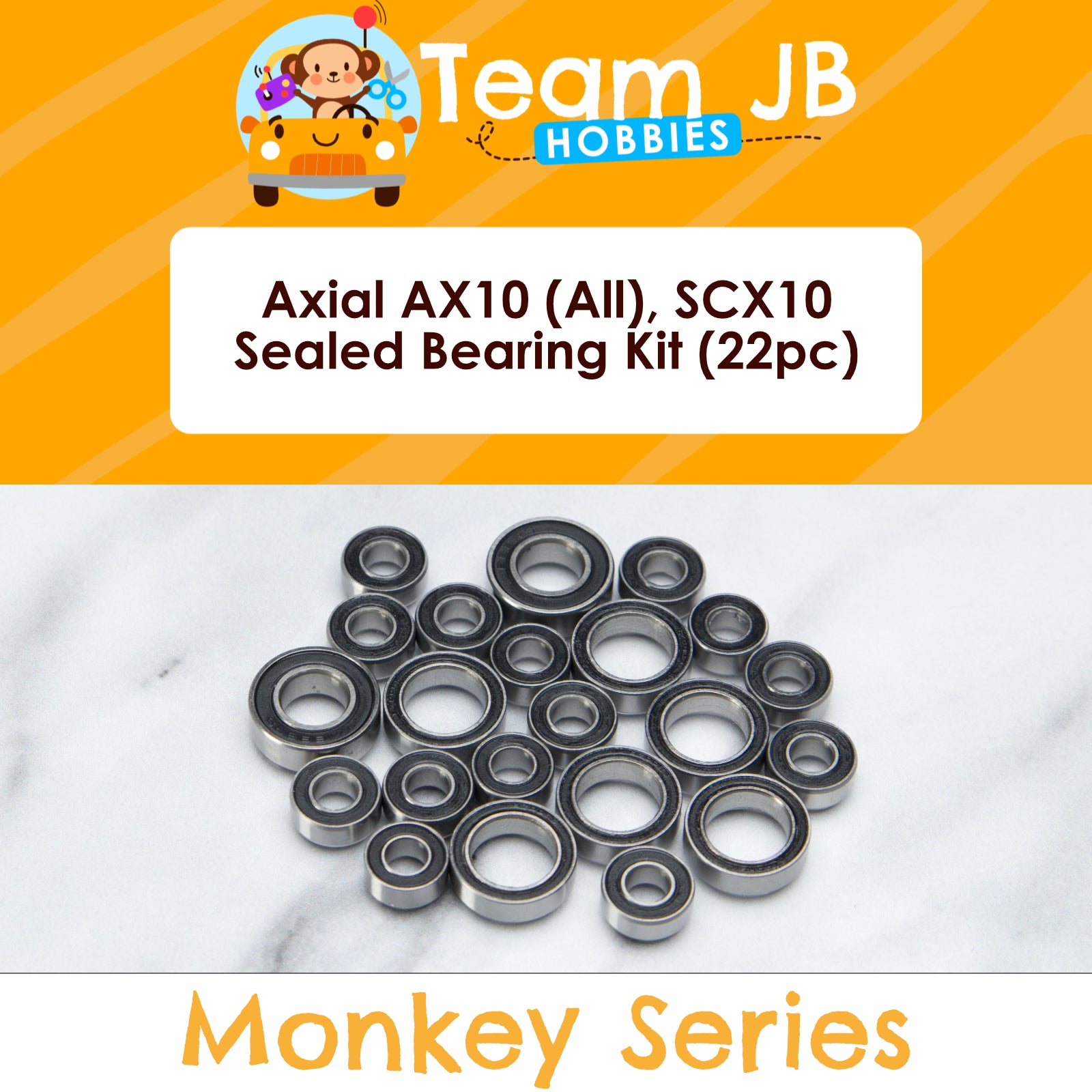 Axial AX10 (All), SCX10 - Sealed Bearing Kit
