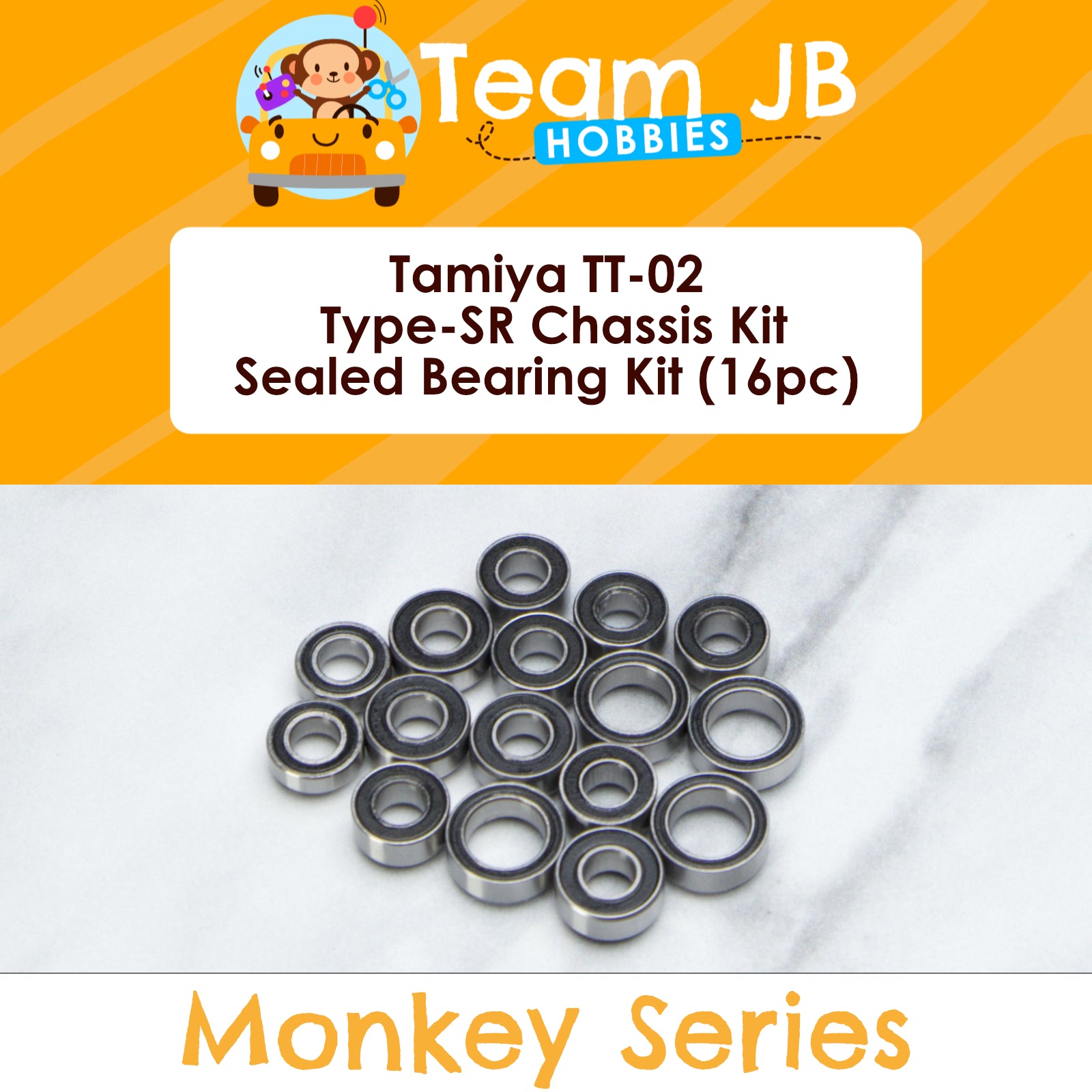 Tamiya TT-02 Type-SR Chassis Kit - Sealed Bearing Kit