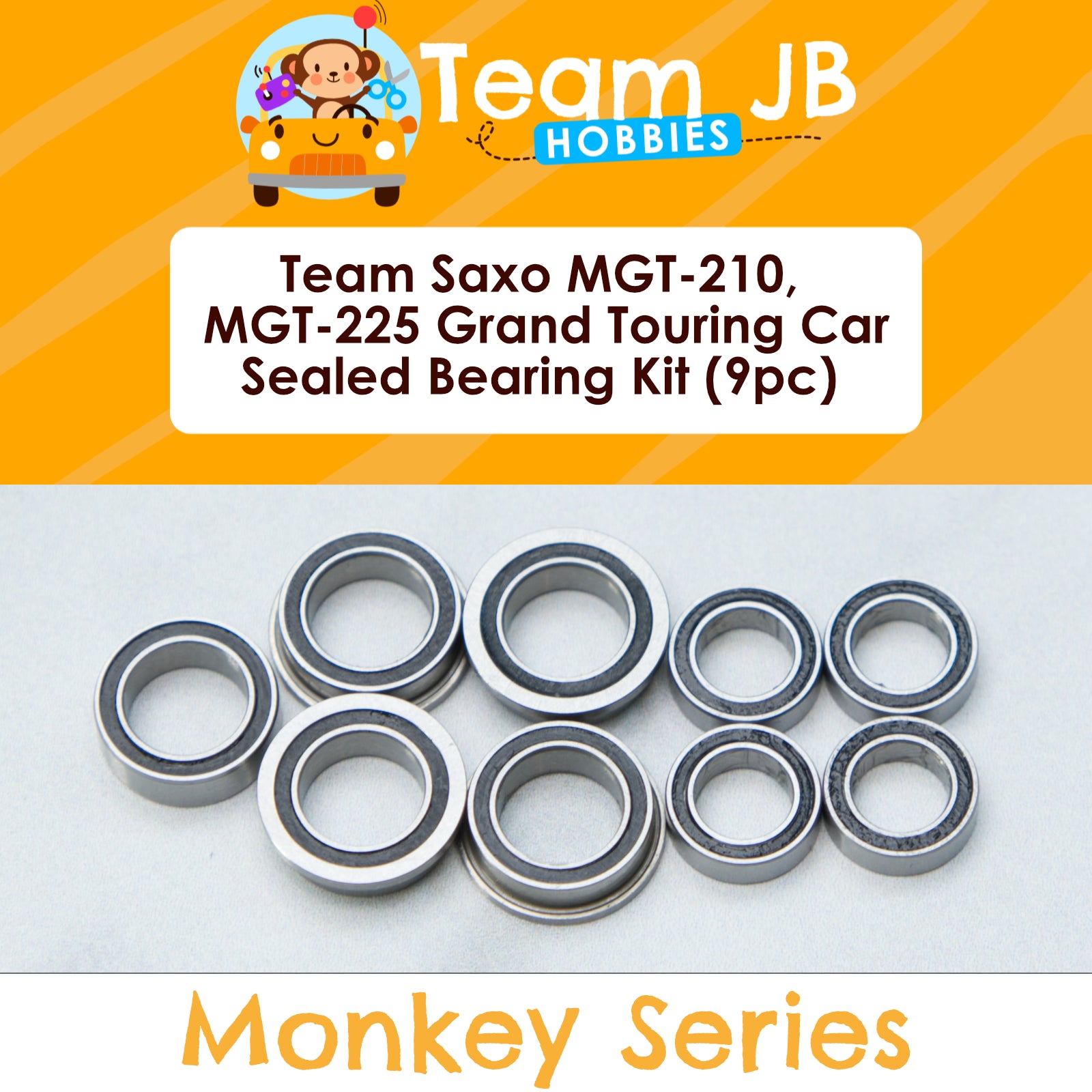 Team Saxo MGT-210 Grand Touring Car, MGT-225 Grand Touring Car - Sealed Bearing Kit