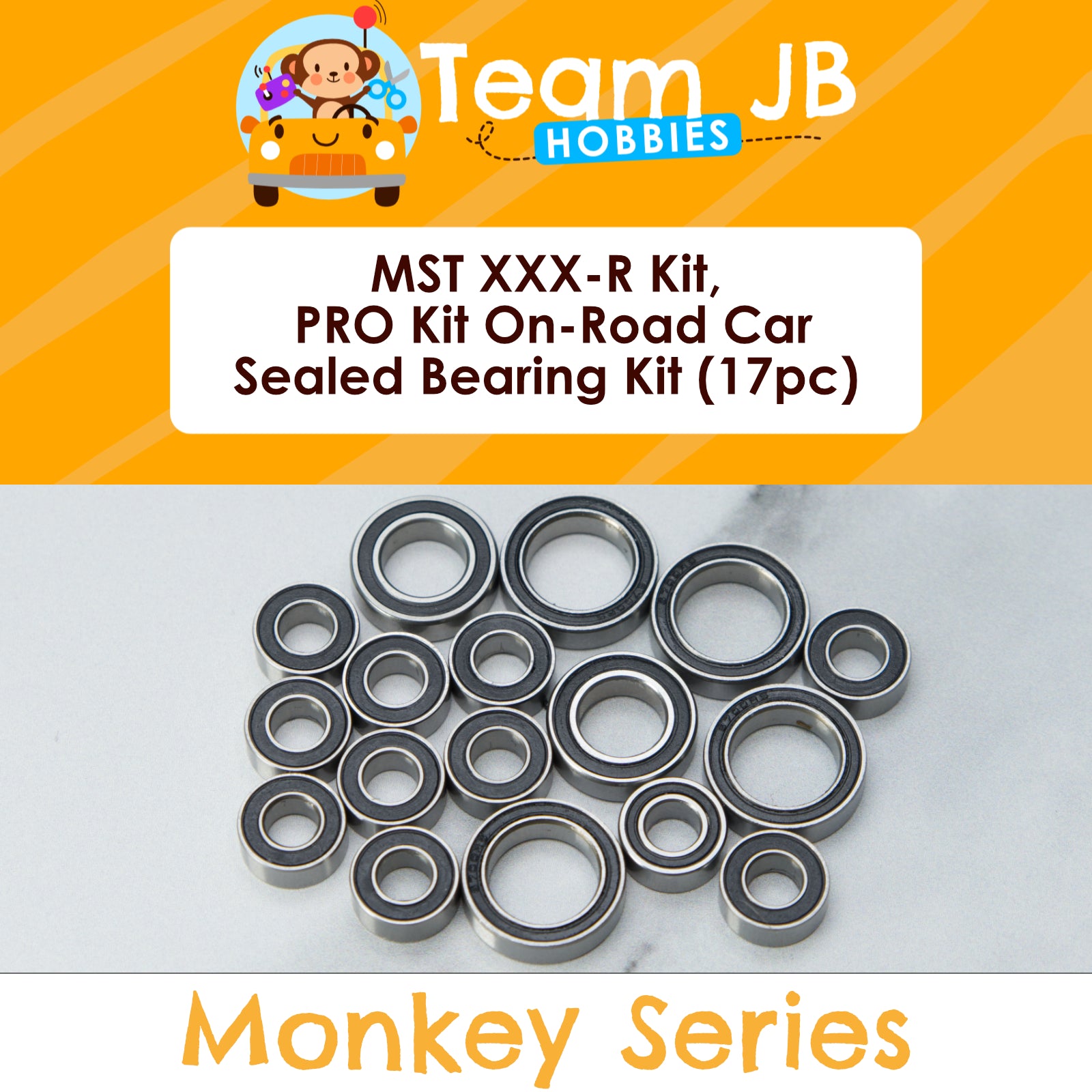 MST XXX-R Kit On-Road Car, XXX-R PRO Kit On-Road Car - Sealed Bearing Kit
